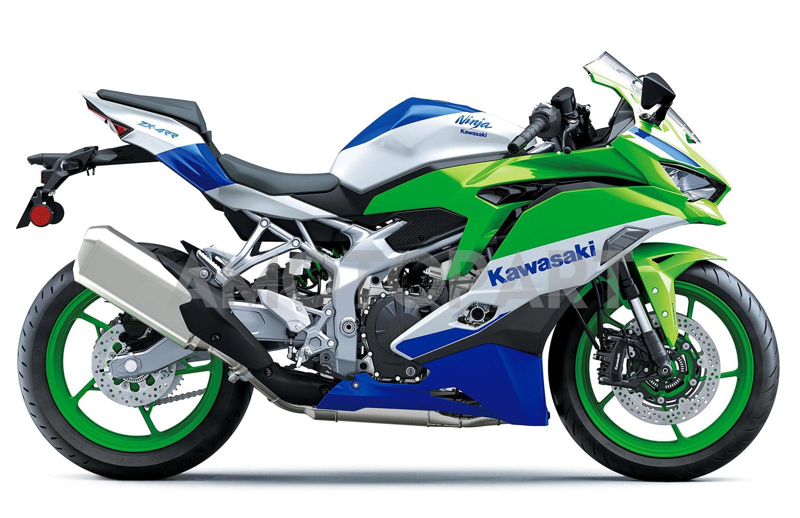 Amotopart 2019-2025 Ninja ZX-25R ZX-4R ZX-4RR KAWASAKI 40e Anniversary Edition Fairing Kit