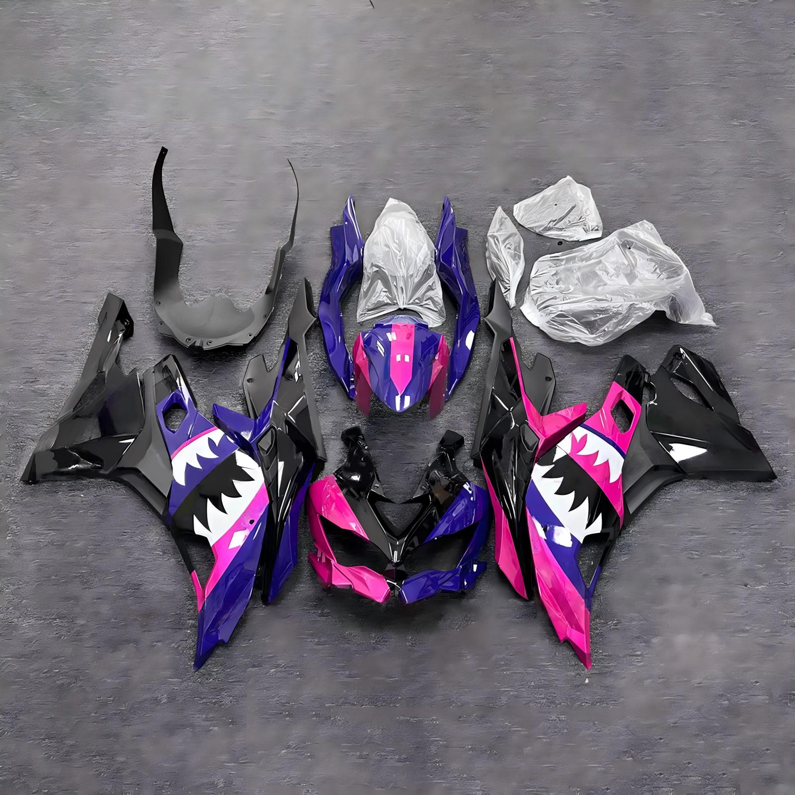 Amotopart 2019-2026 Kawasaki Ninja ZX-25R ZX-4R ZX-4RR Blue Purple Black Fairing Kit