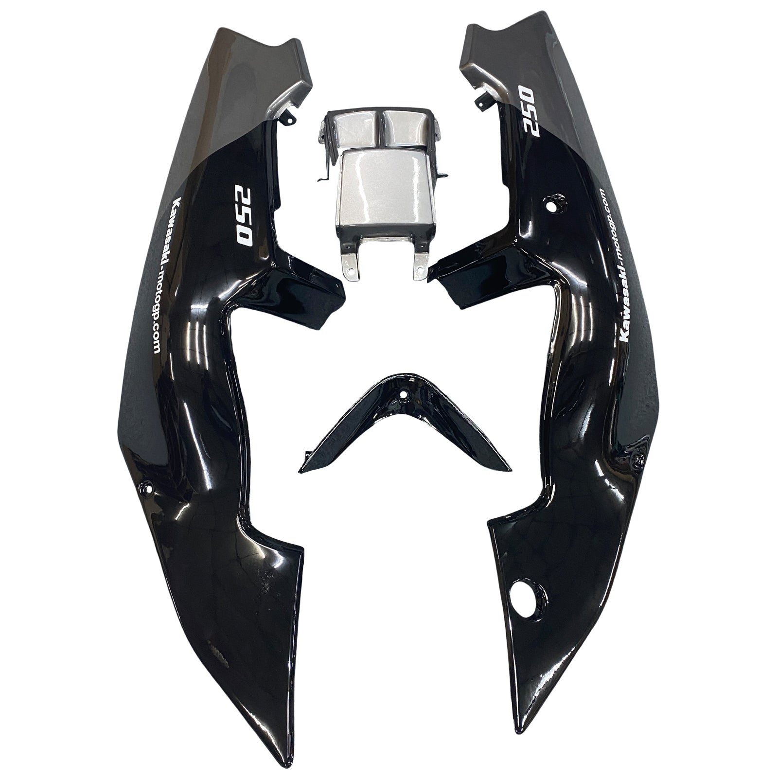 Amotopart 1989-1990 Kawasaki ZXR250 Fairing Black Kit