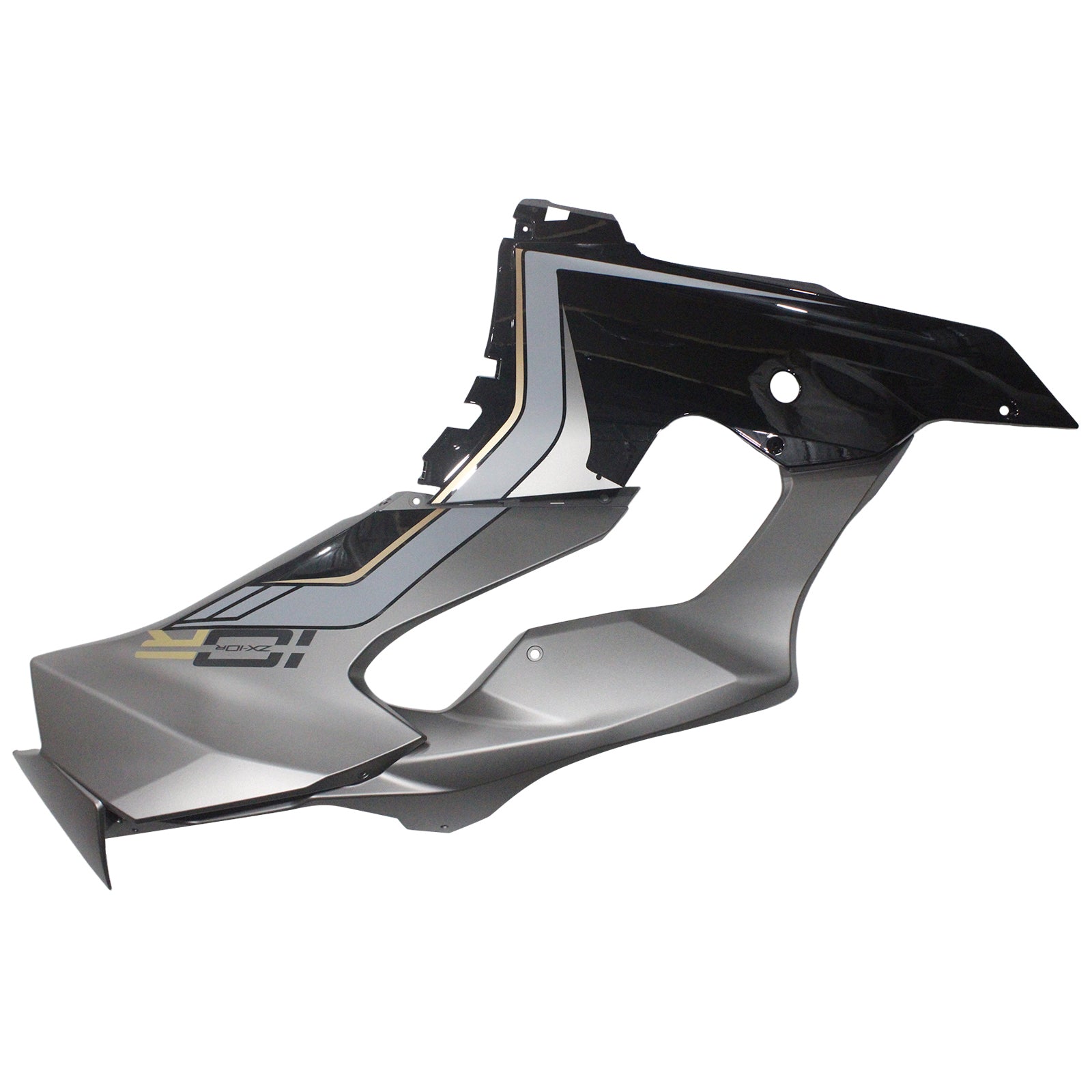 Amotopart 2021-2025 Kawasaki ZX10R ZX10RR Black Style4 Fairing Kit