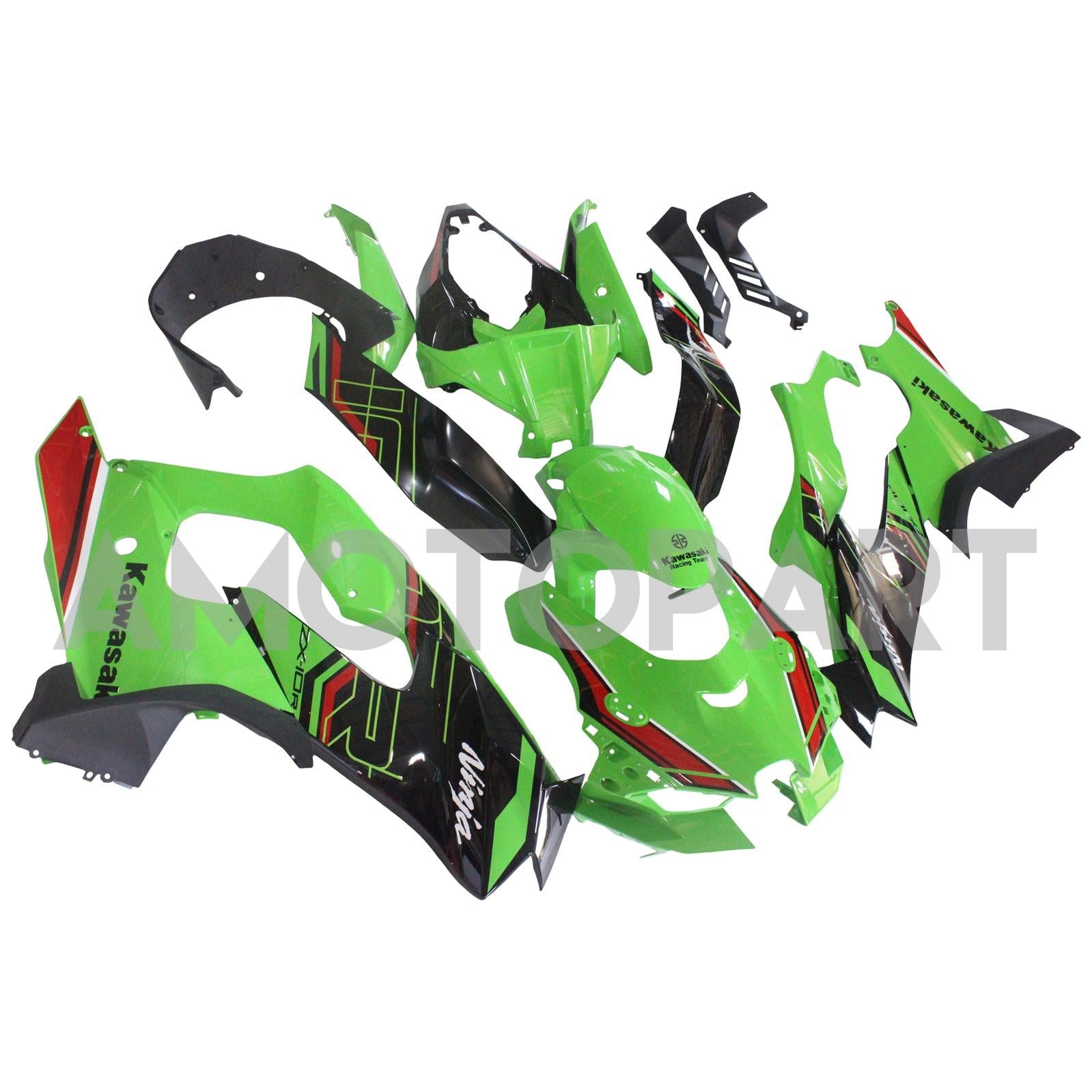 AMOTOPT 2021-2025 KAWASAKI ZX10R ZX10RR GREEN BLACK STILO8 KIT