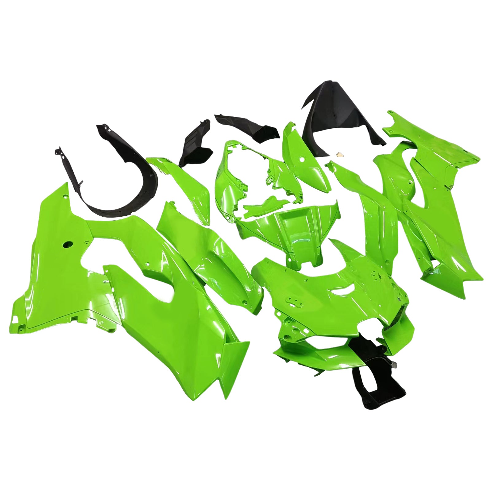 Amotopart 2021-2025 Kawasaki ZX10R ZX10RR Green Fairing Kit