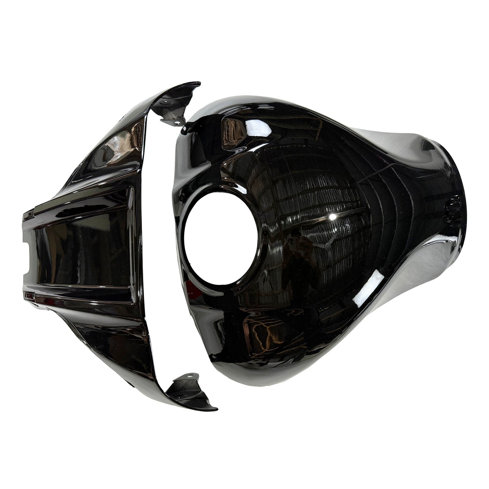Amotopart 2021–2025 Kawasaki ZX10R ZX10RR Black Style2 Verkleidungsset
