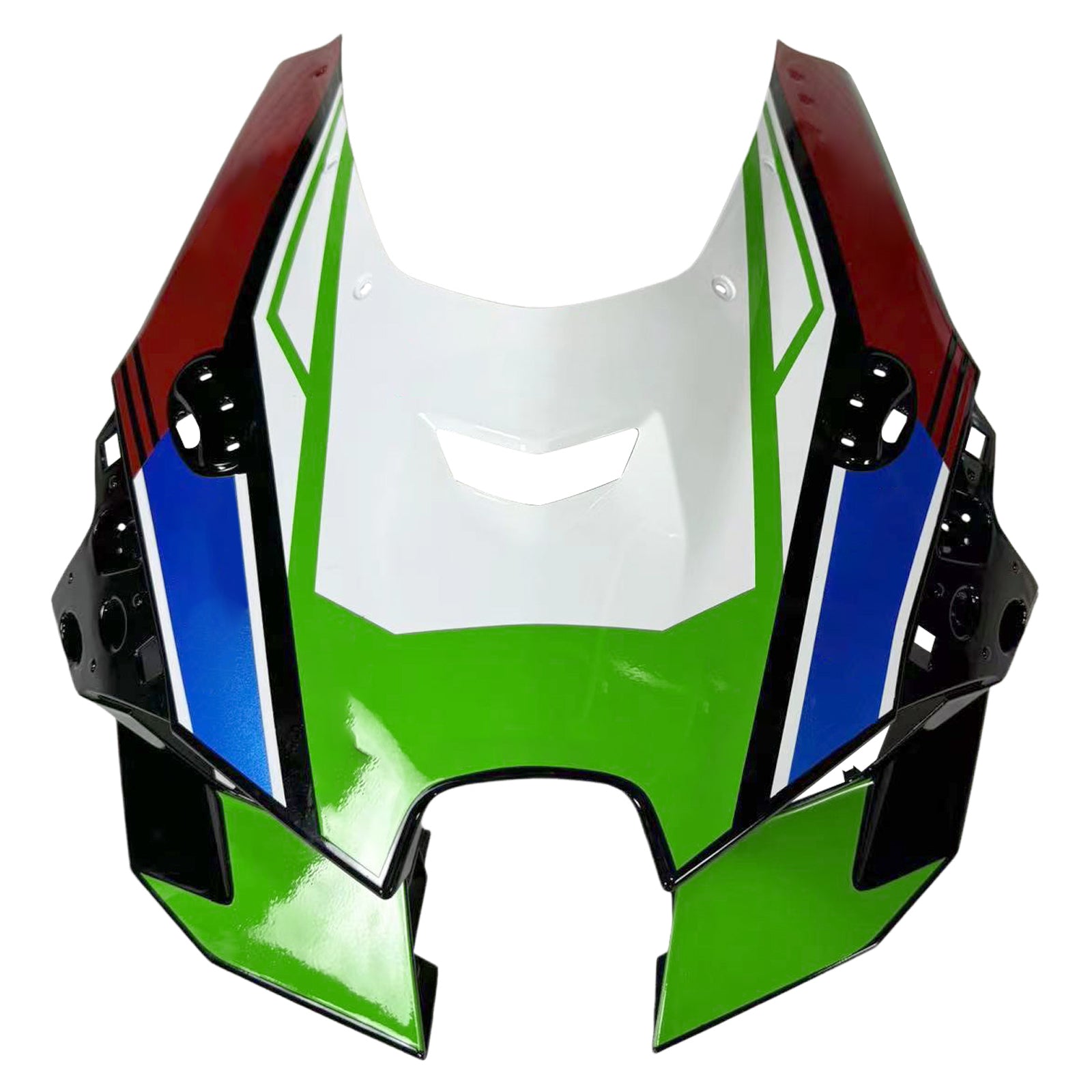 Amotopart 2021-2025 Kawasaki ZX10R ZX10RR Czarna zielona z logo owiewki