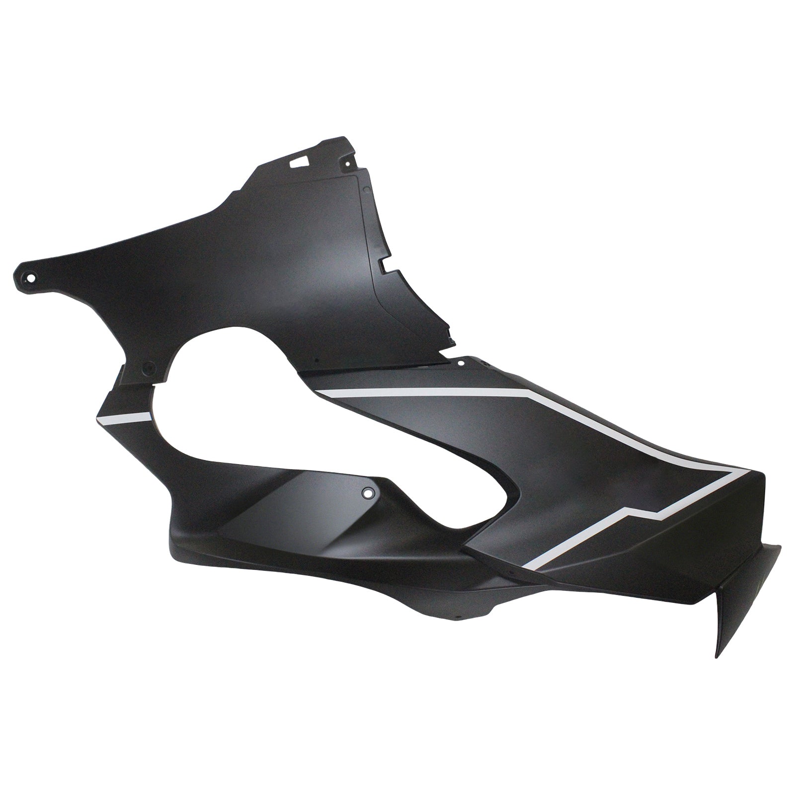Amotopart 2021-2025 Kawasaki ZX10R ZX10RR Black Style1 Fairing