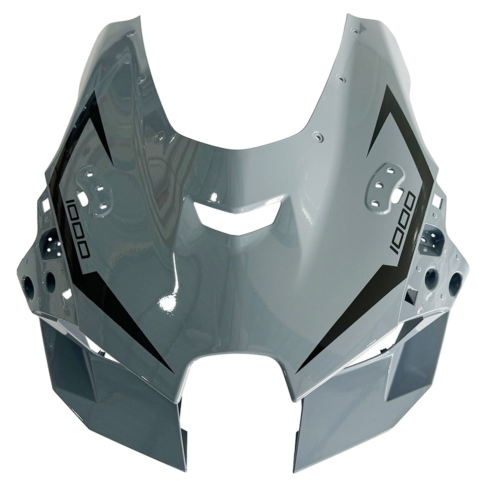 Amotopart 2021-2025 Kawasaki ZX10R ZX10RR Gray Fairing Kit