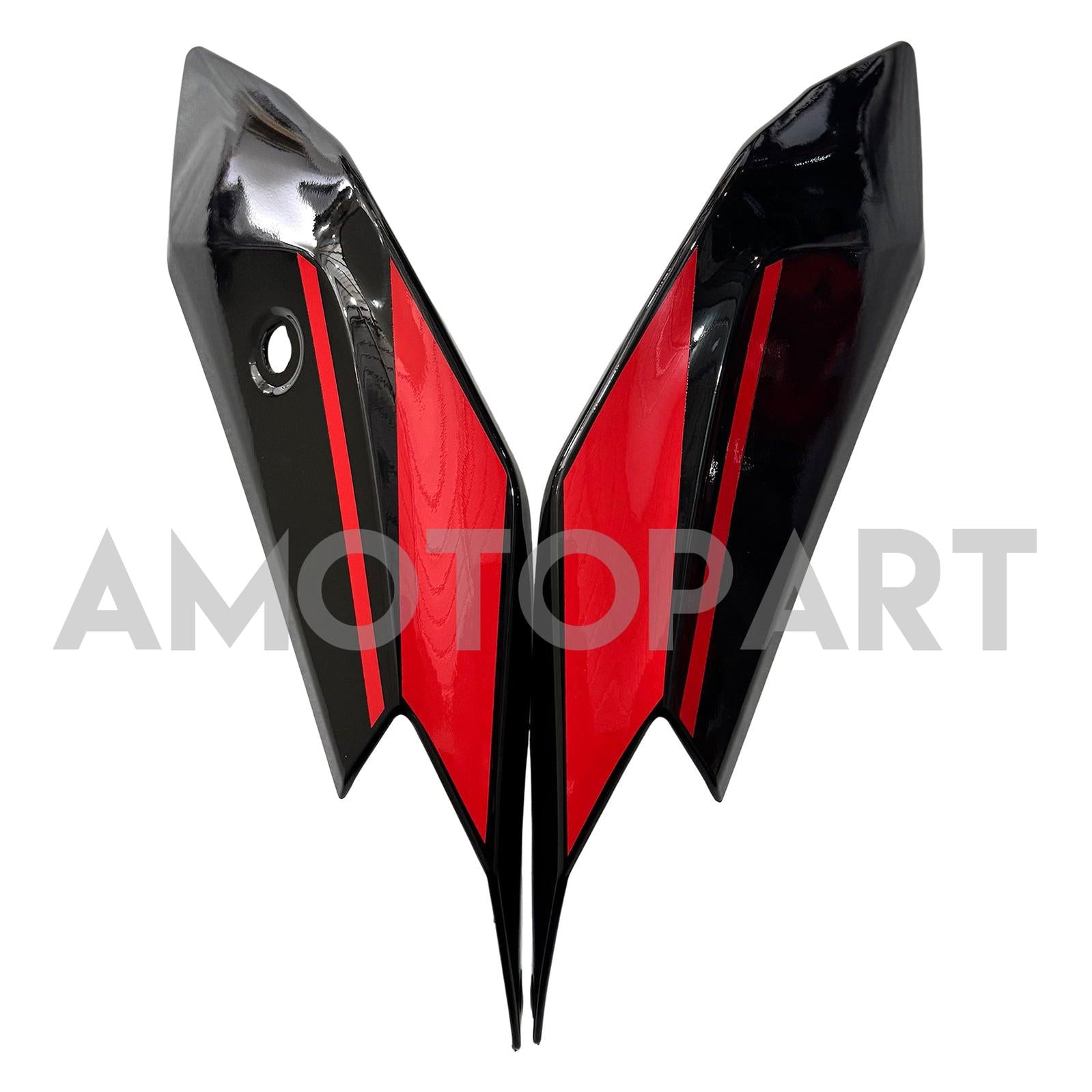 Amotopart 2021-2025 Kawasaki ZX10R ZX10RR Black Red Fairing Kit