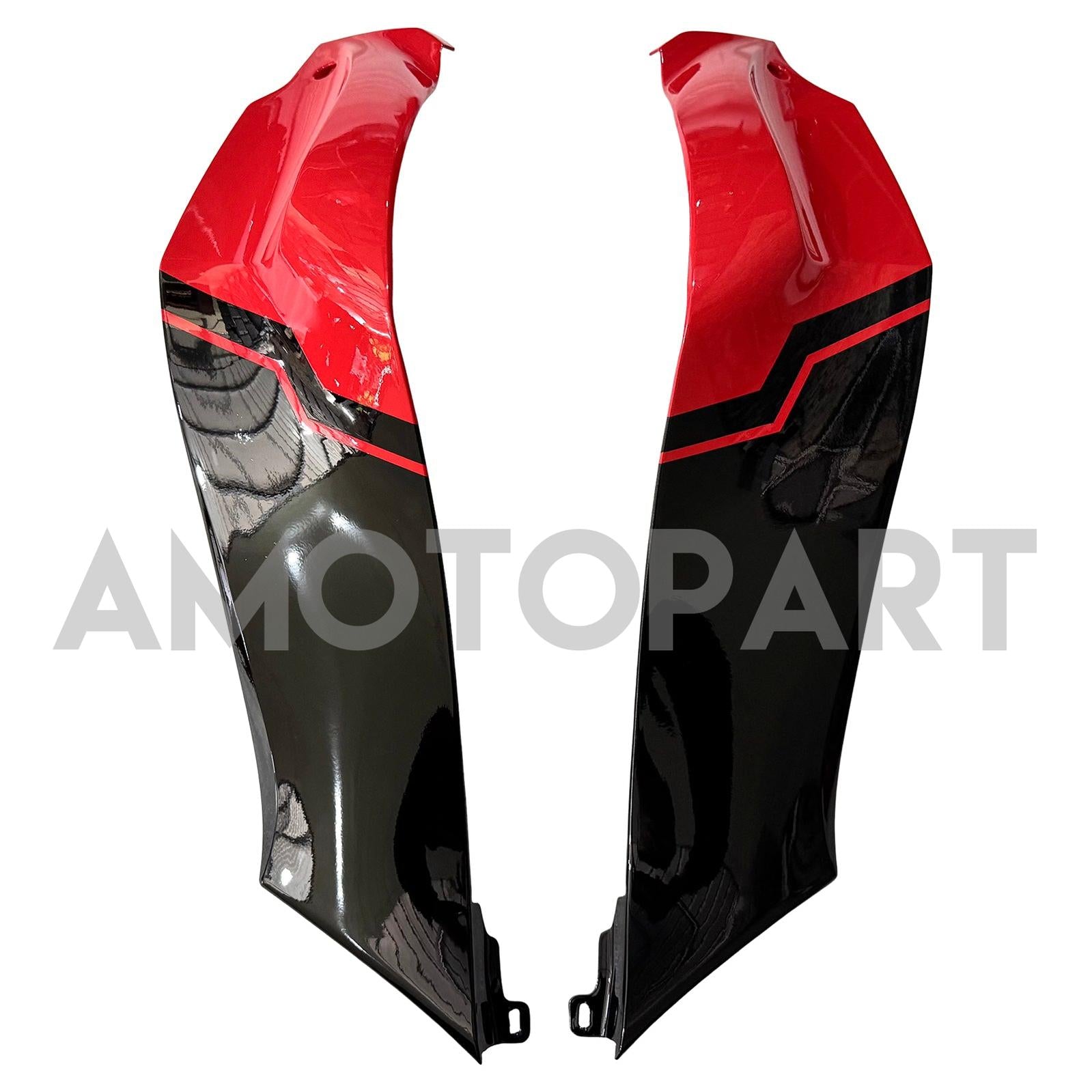 Amotopart 2021-2025 Kawasaki ZX10R ZX10RR Black Red Fairing Kit