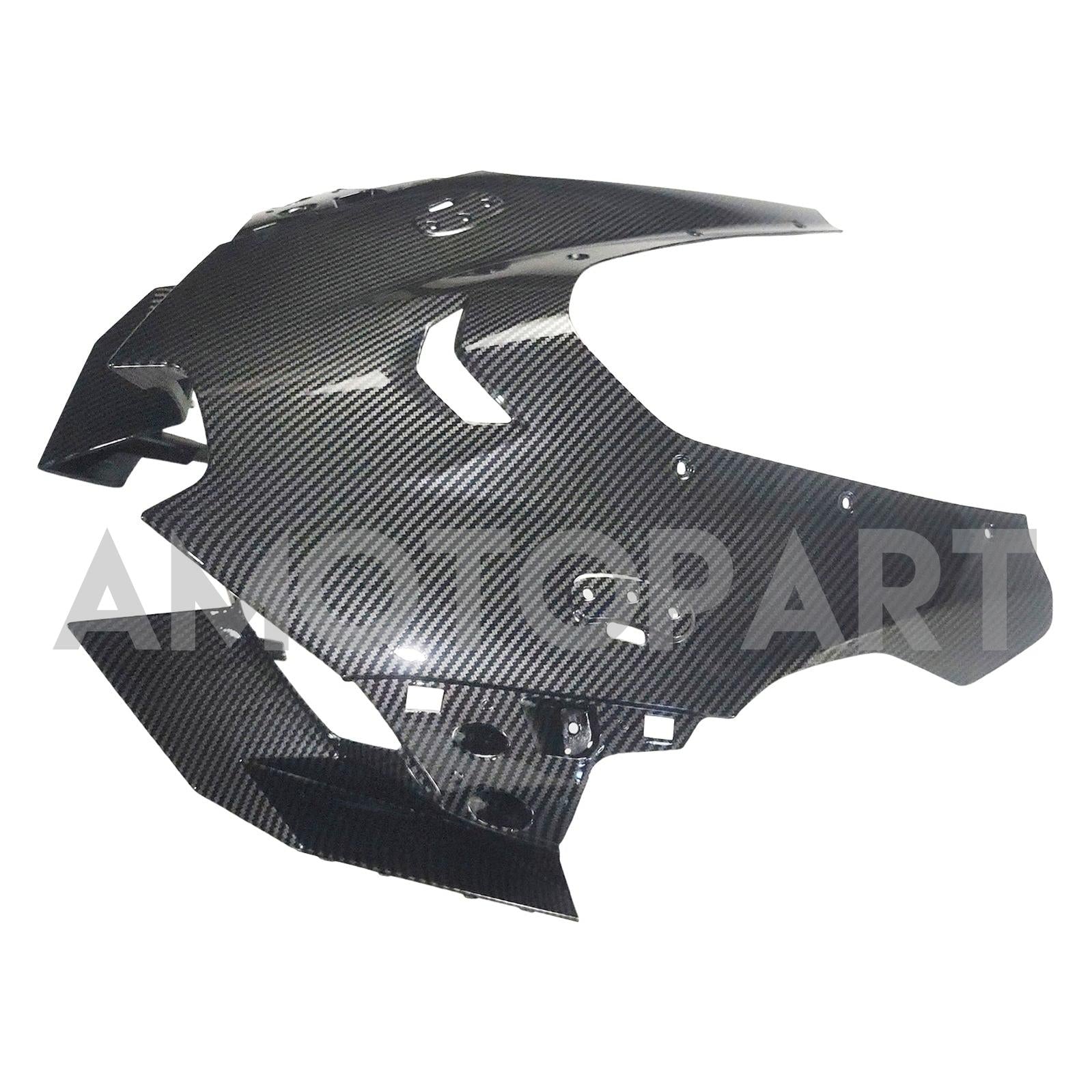 AMOTOPART 2021-2025 KAWASAKI ZX10R ZX10RR COBOL FIBER GLOSSY Black Fairing Kit