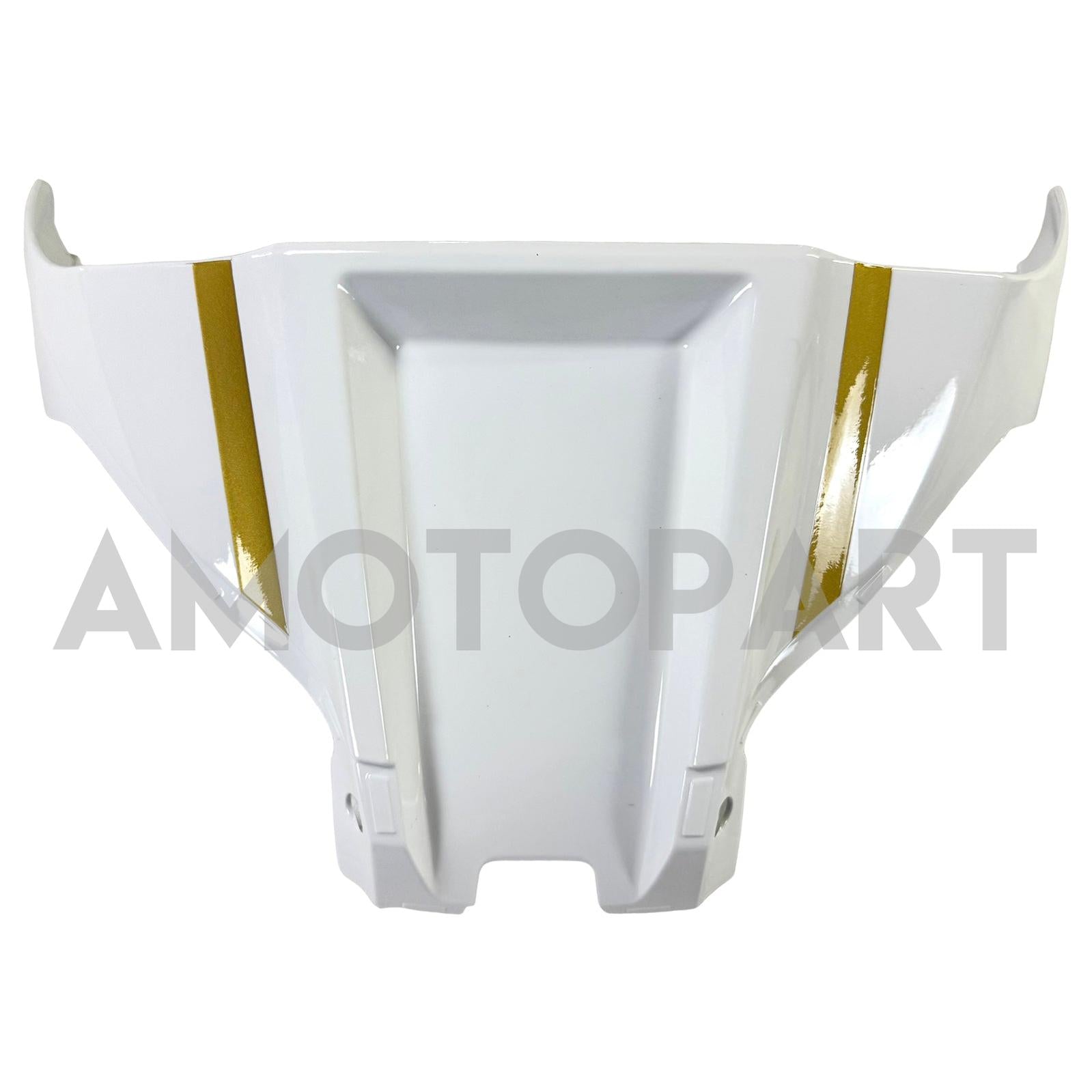 Amotopart 2021-2024 Kawasaki ZX10R ZX10RR 光沢のあるホワイト フェアリングキット