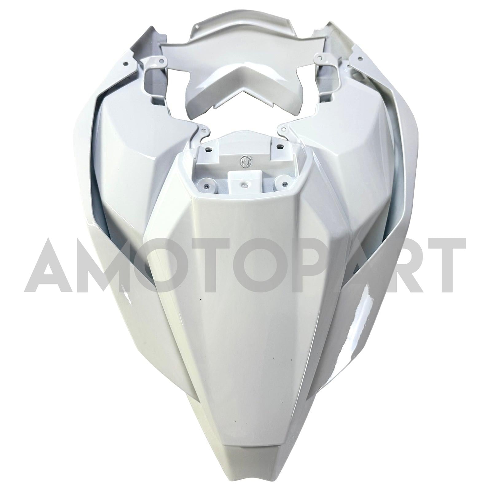 Amotopart 2021-2024 Kawasaki ZX10R ZX10RR 光沢のあるホワイト フェアリングキット