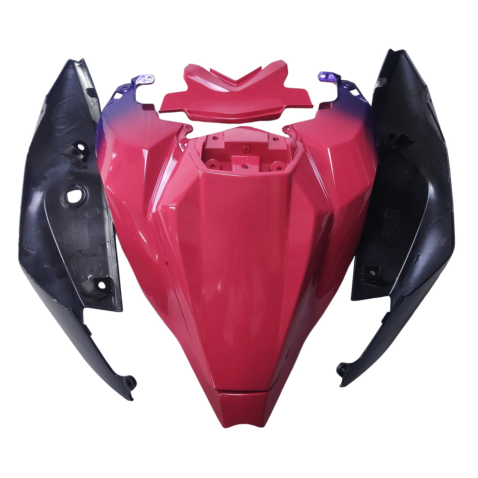 Amotopart 2021-2025 KAWASAKI ZX10R ZX10RR Black Purple Pink Fairring Kit