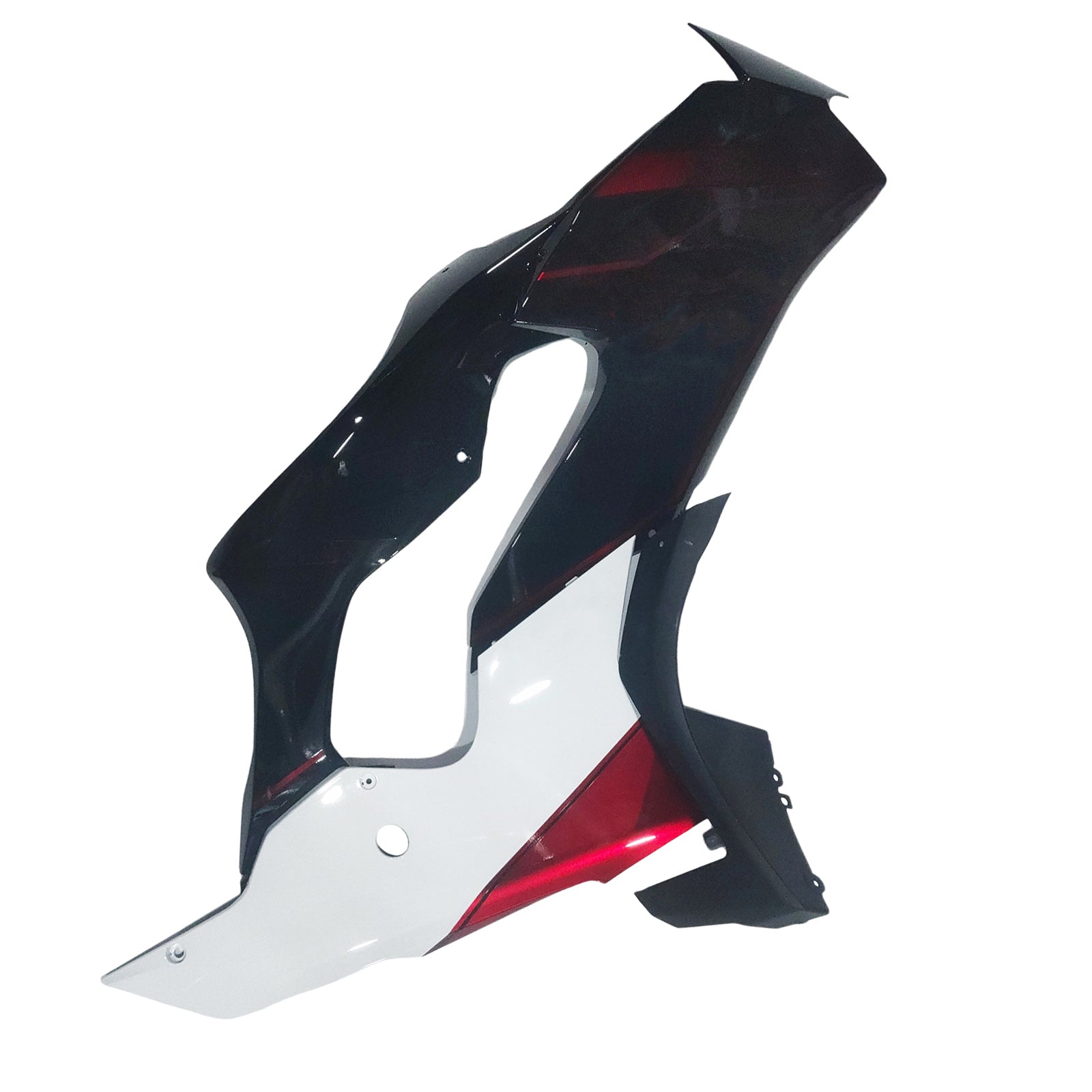 Amotopart 2021-2025 Kawasaki ZX10R ZX10RR Glossy Black White Red Fairing Kit