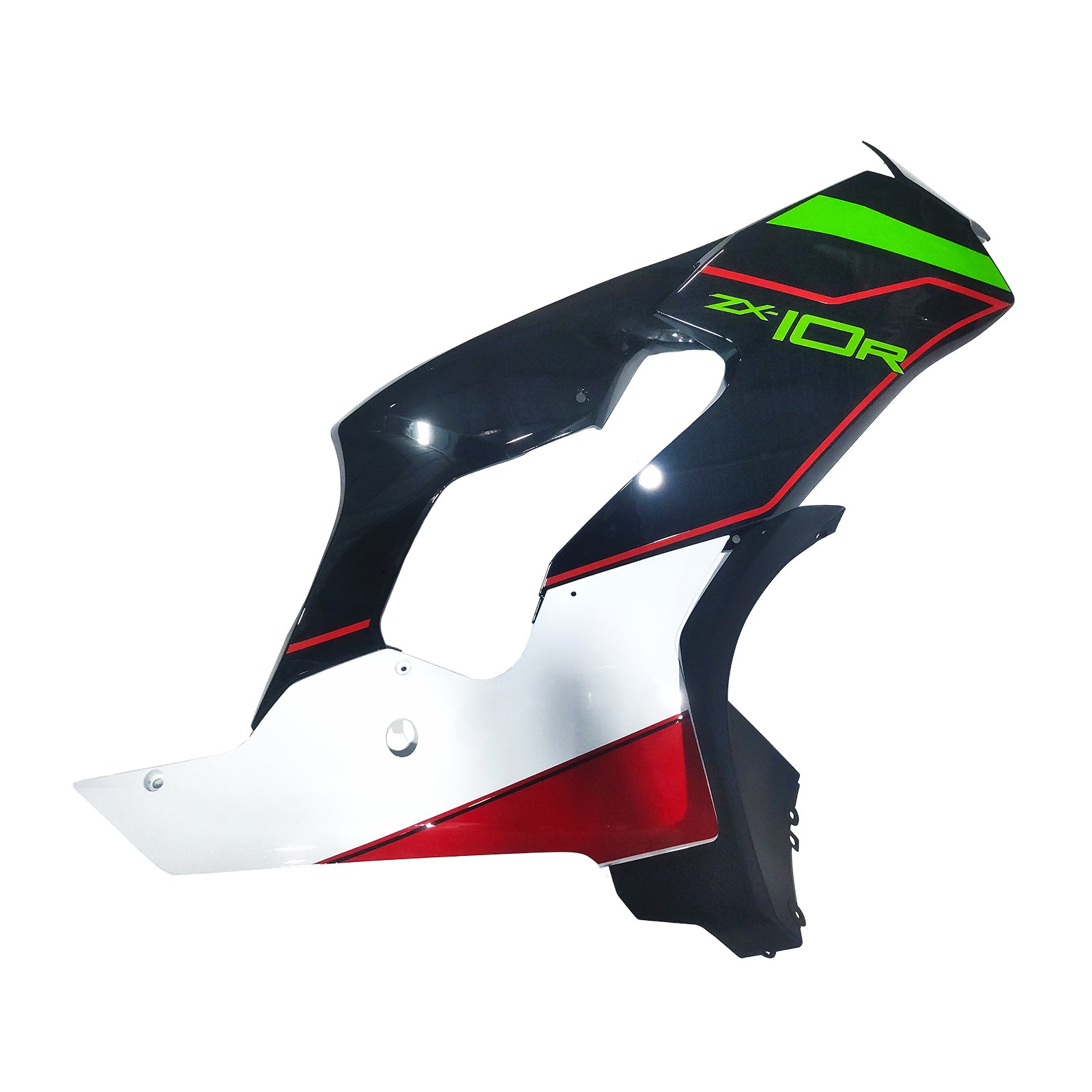 Amotopart 2021-2025 Kawasaki ZX 10RR ZX 10R Black White Green Red Fairing Kit