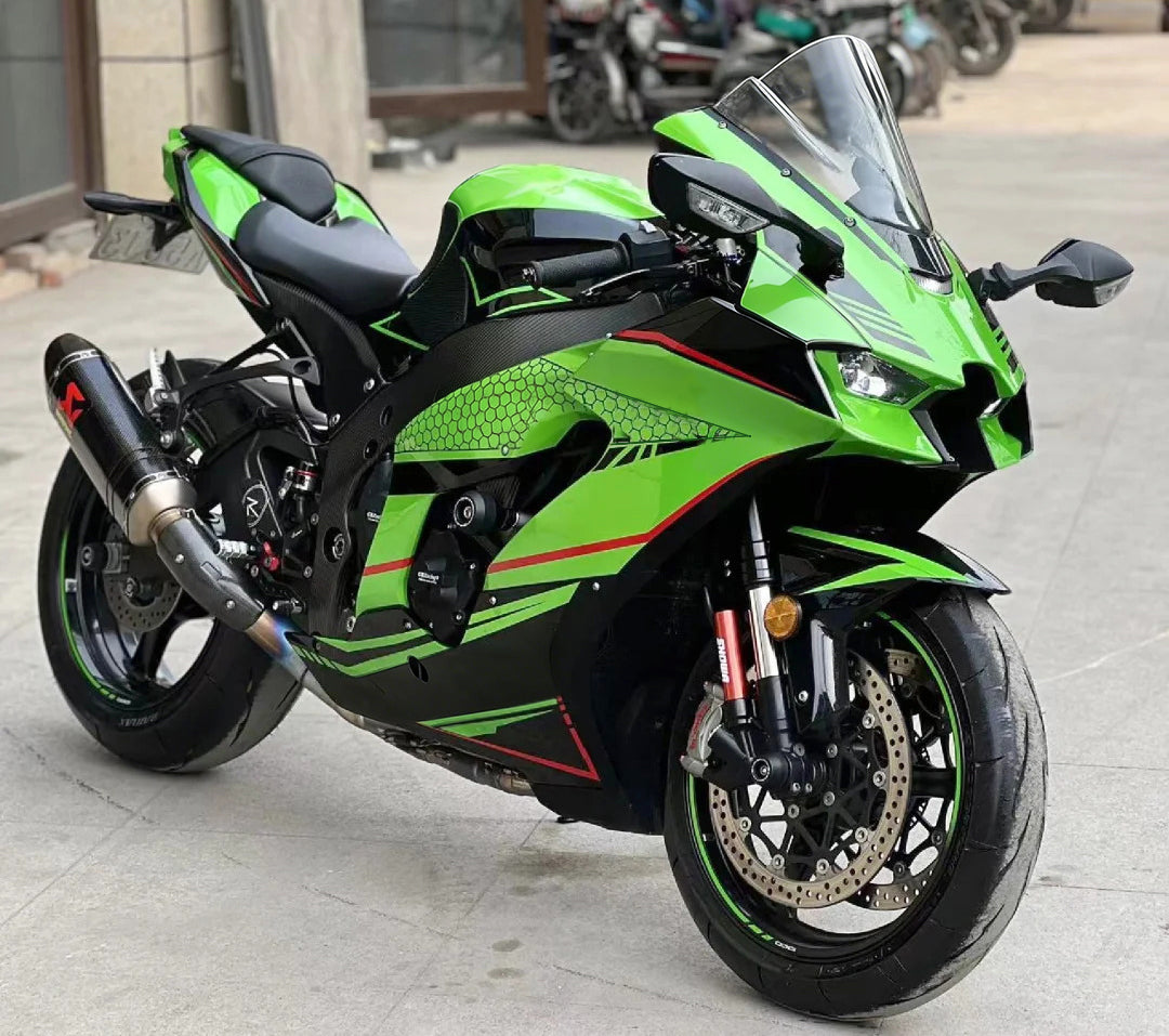 Amotopart 2021-2025 Kawasaki ZX 10RR ZX 10R Black Red Green Fairing Kit