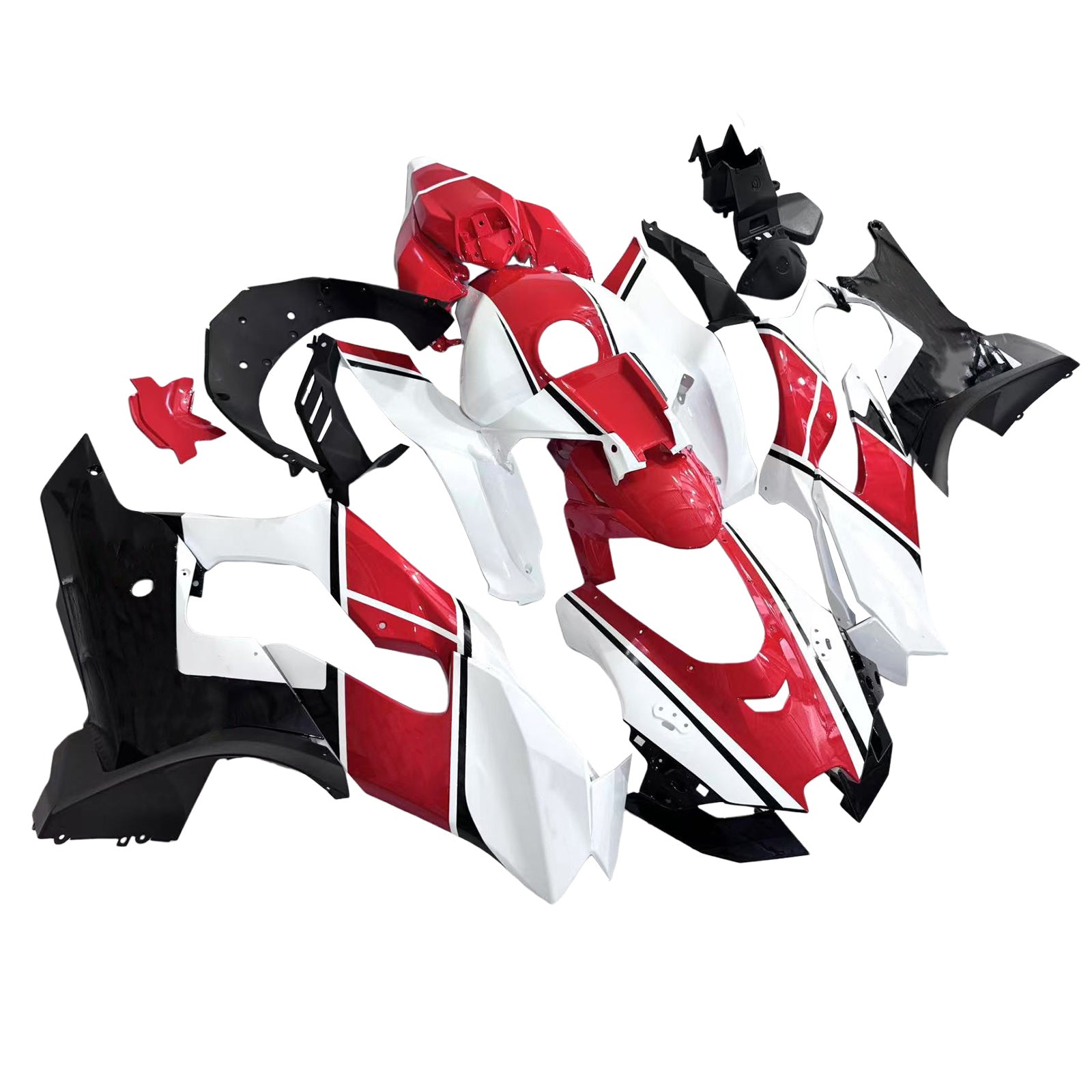 Amotopart 2021-2024 Kawasaki ZX 10RR ZX 10R ブラック レッド