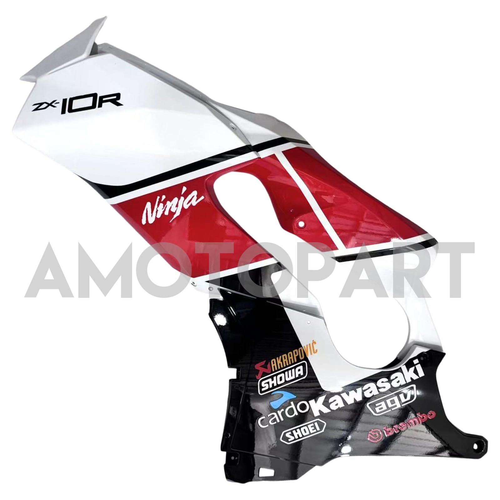 Amotopart 2021-2025 Kawasaki ZX 10RR ZX 10R Black Red White Kit
