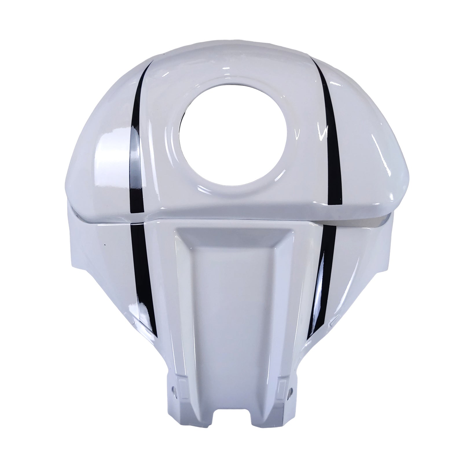 Amotopart 2021-2025 Kawasaki ZX 10RR ZX 10R Glossy Black White Fairing