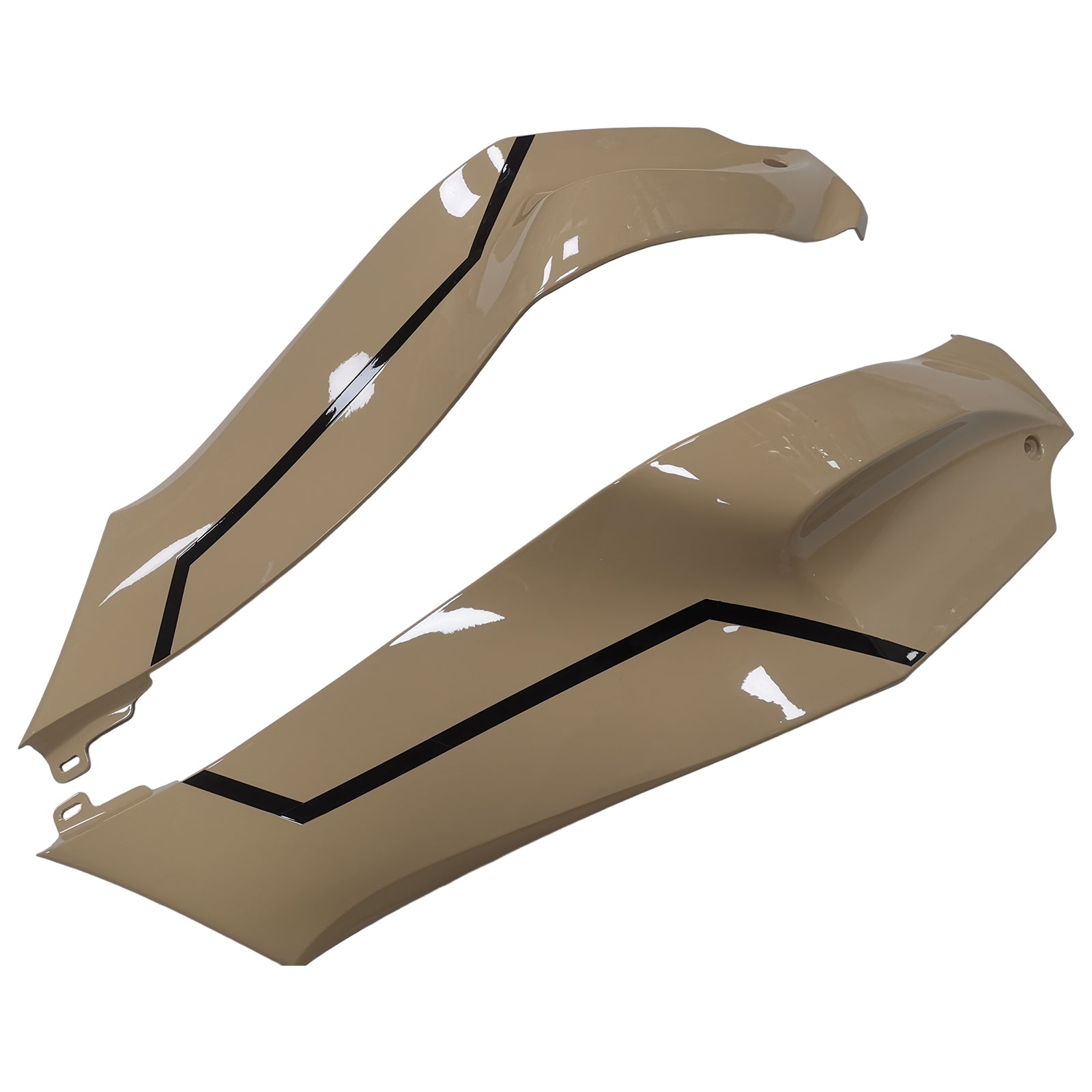 Amotopart 2021-2025 Kawasaki ZX 10RR ZX 10R Black Warm Beige Fairing Kit