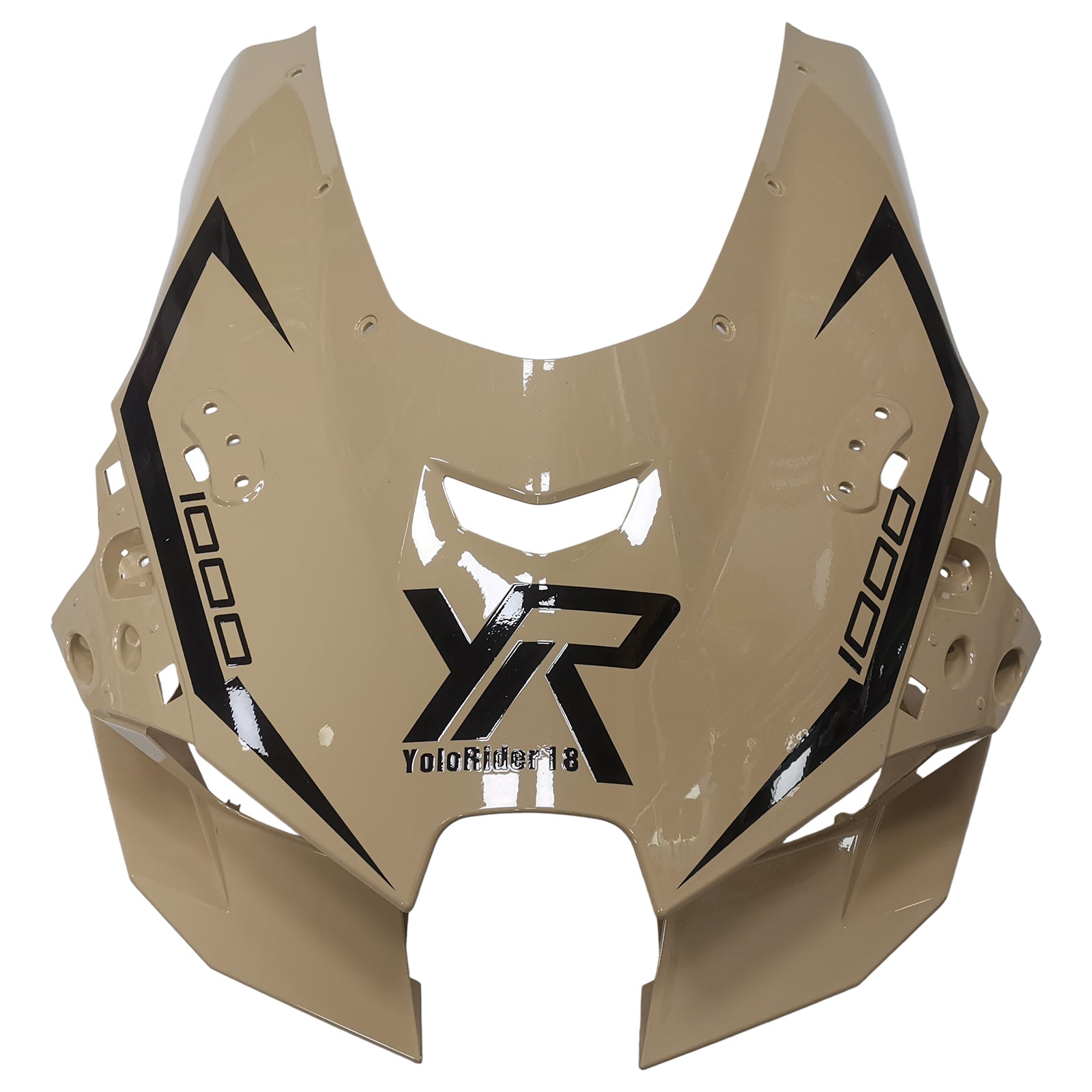 KI-no × TECH COUNTRY 別注 Shade & Amber Amotopart 2021-2025 Kawasaki ZX 10RR ZX 10R Black Warm Beige Fairing K