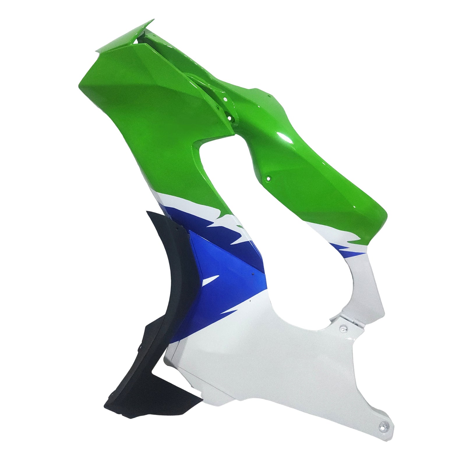 Amotopart 2021-2025 Kawasaki ZX 10RR ZX 10R White Green Blue Fairing Kit