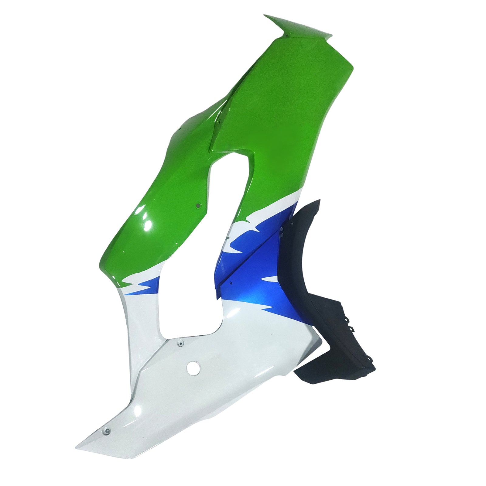 Amotopart 2021-2025 Kawasaki ZX 10RR ZX 10R White Green Blue Fairing Kit