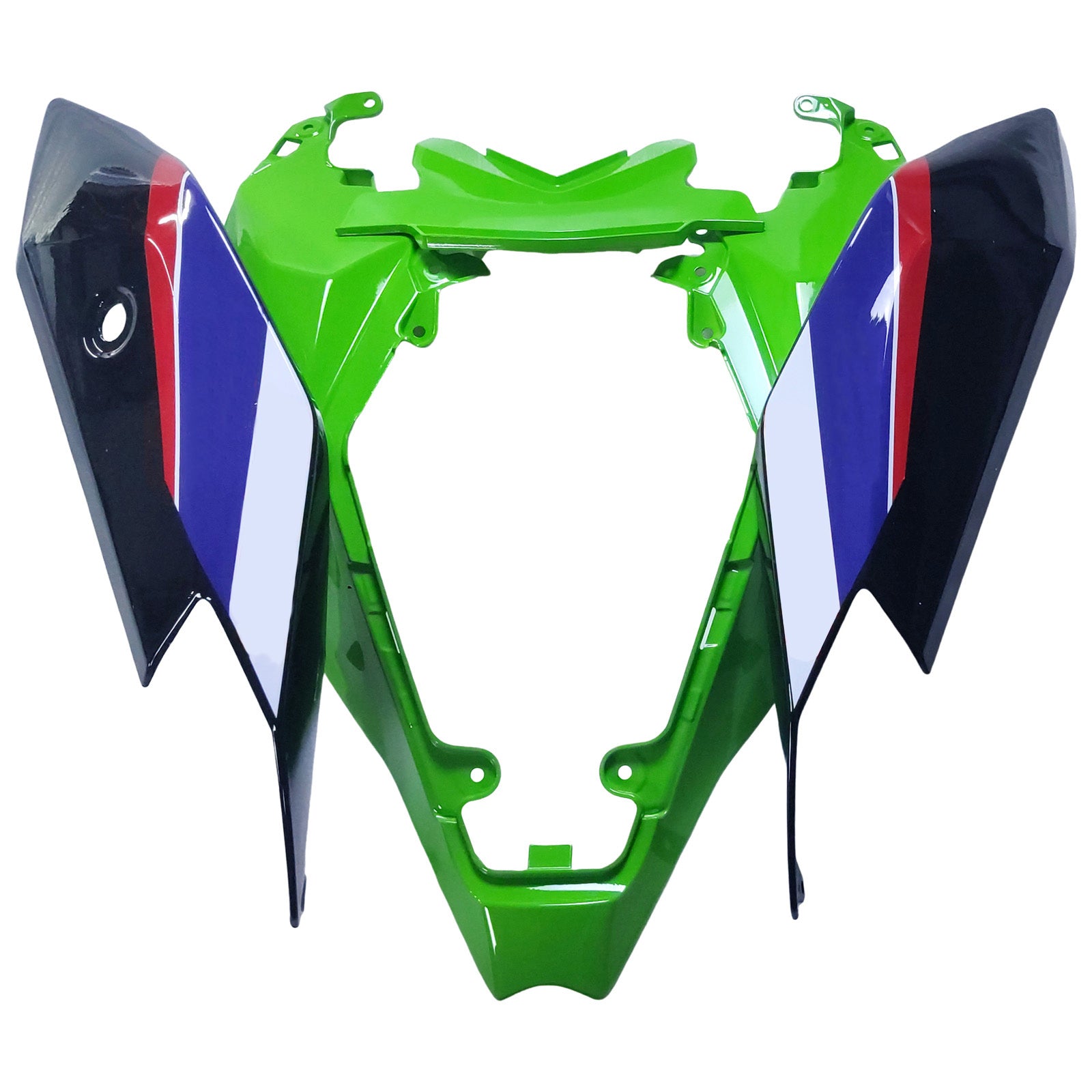 Amotopart 2021-2025 ZX-10R ZX-10RR Kawasaki Green&White Fairing Kit