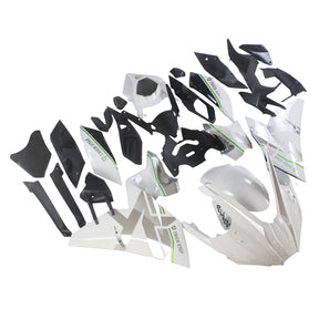 Amotopart 2015-2022 Kawasaki Ninja H2 White&Grey Fairing Kit