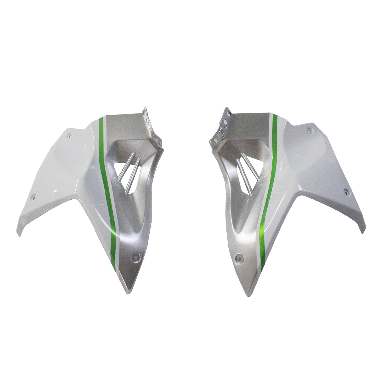 Amotopart 2015-2022 Kawasaki Ninja H2 White & Gray Fairing Kit