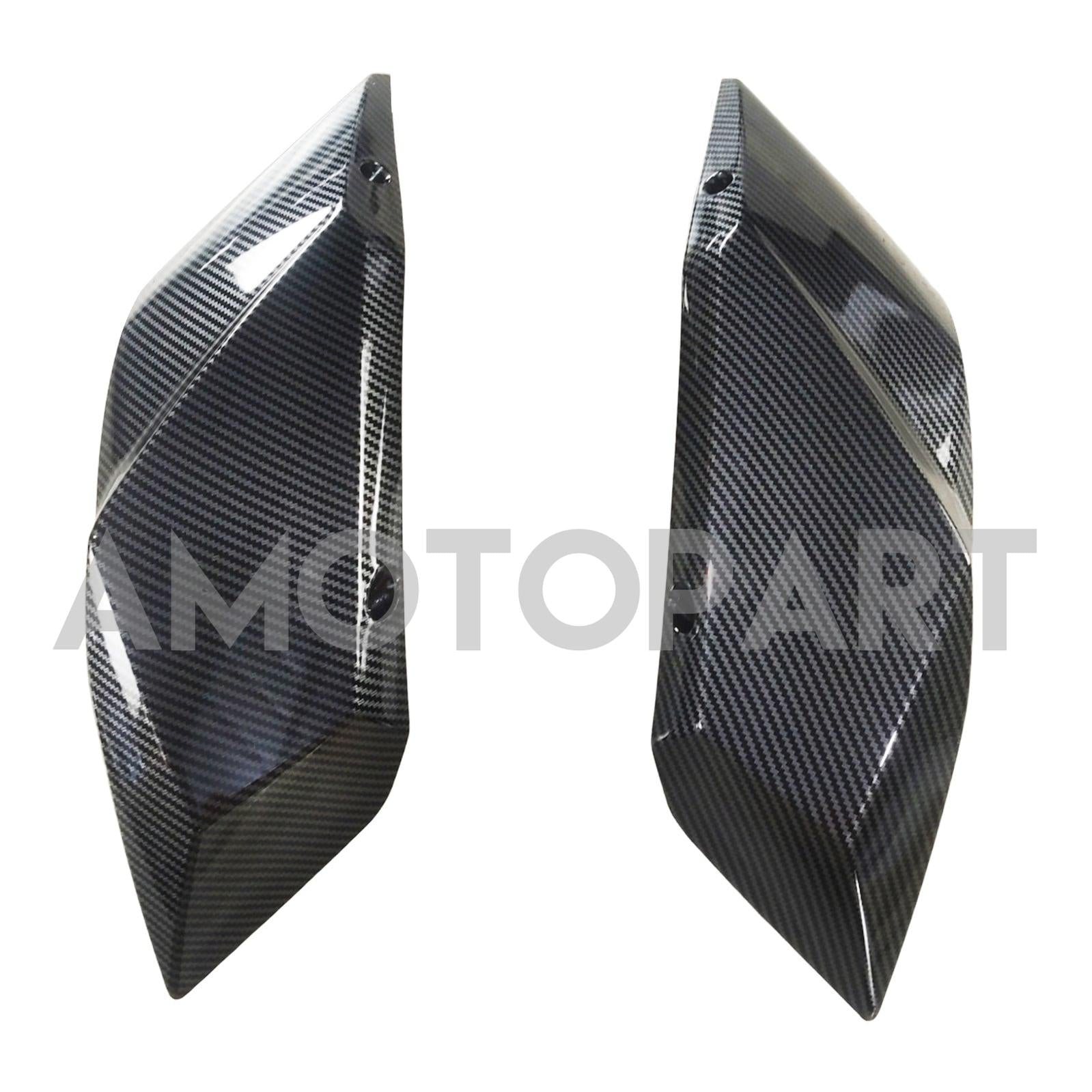 Amotopart 2015-2022 Kawasaki Ninja H2 Black Grey Carbon Faserverkaufskit