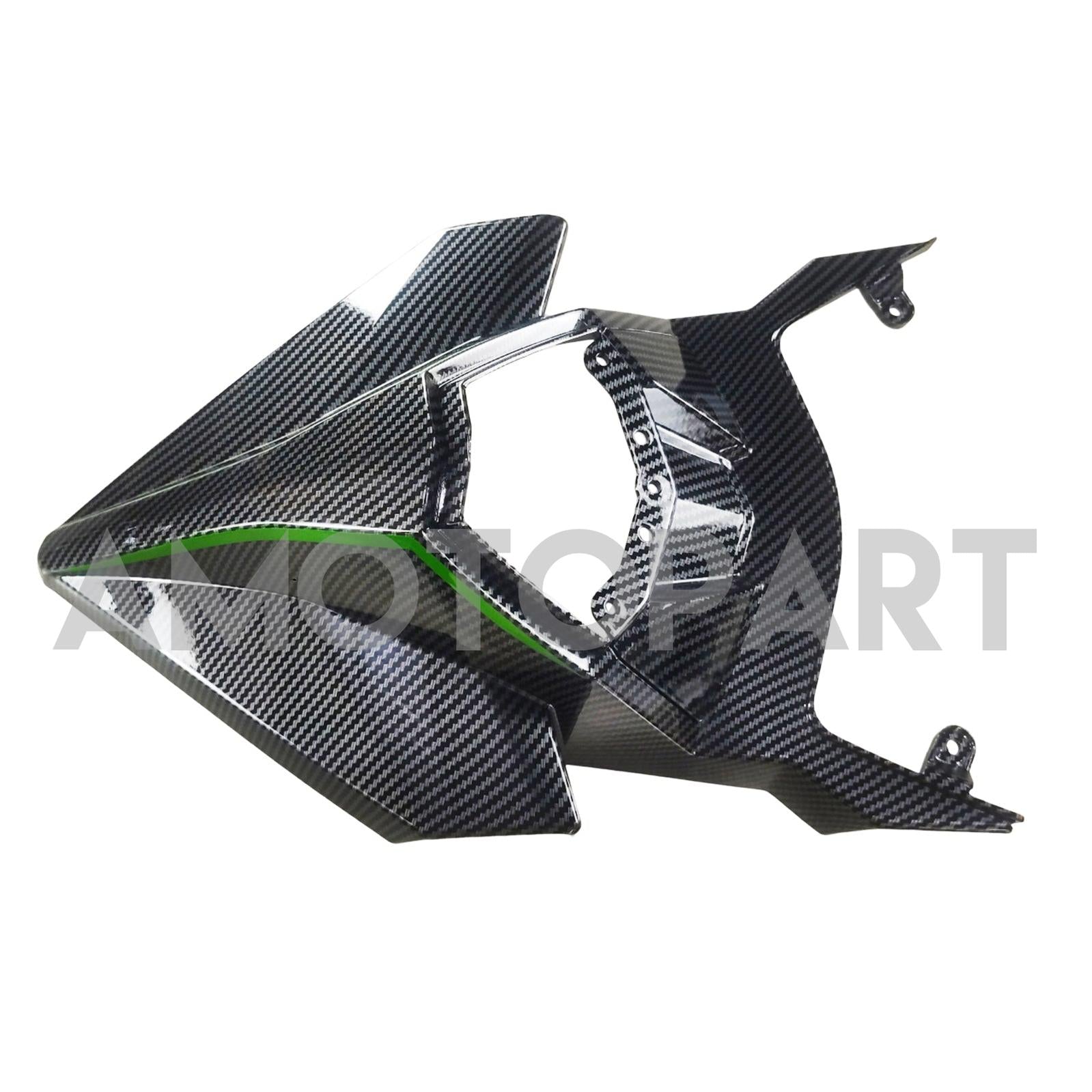 Amotopart 2015-2022 Kawasaki Ninja H2 Black Grey Carbon Faserverkaufskit