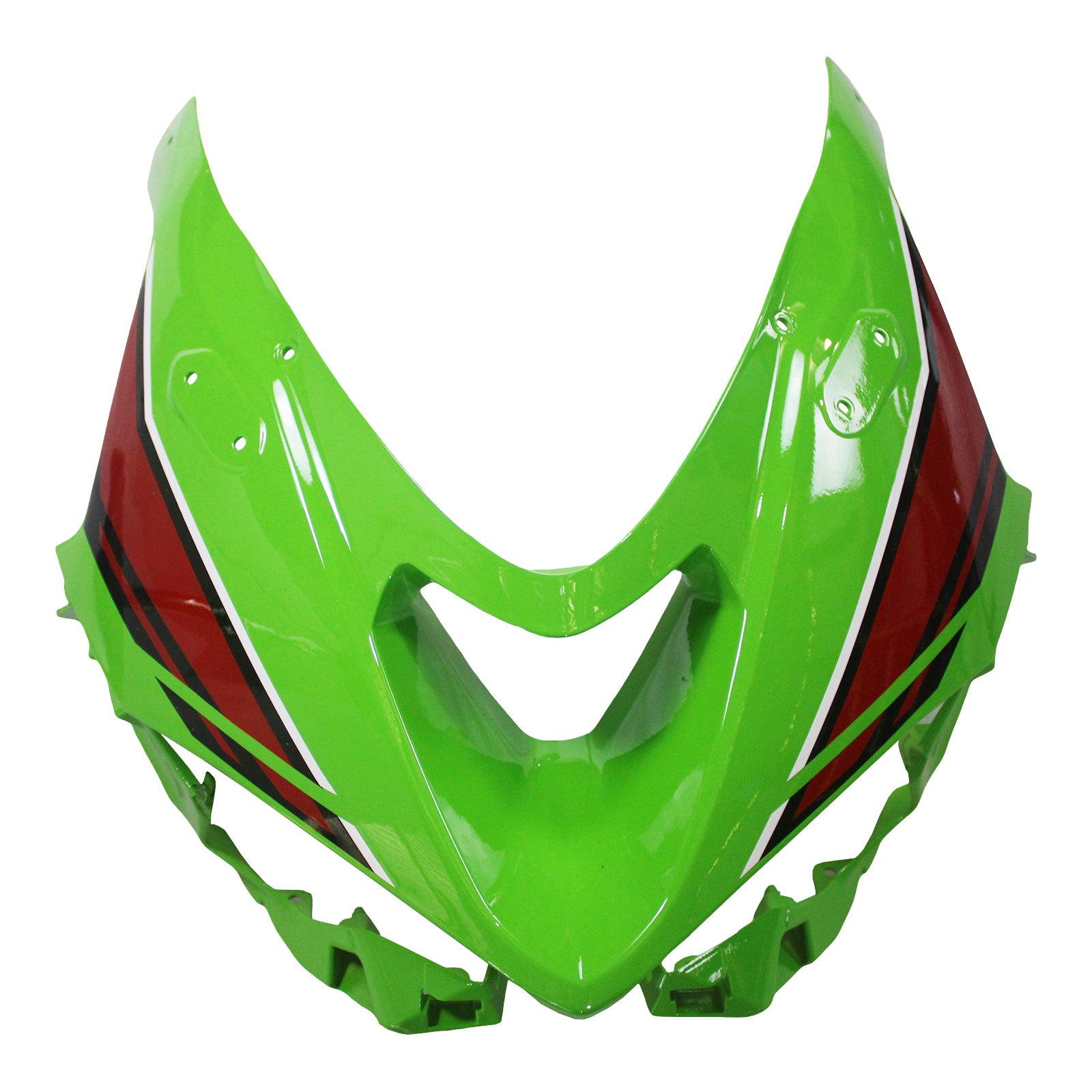 Amotopart 2024-2026 Kawasaki ZX6R Black Green Fairing Kit