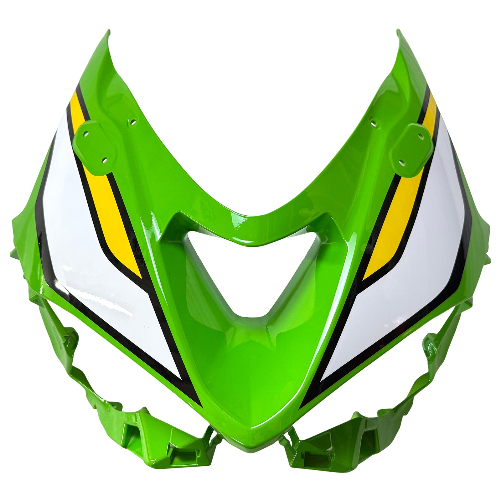 Amotopart 2024-2026 Kawasaki ZX6R Green White Black Fairing Kit