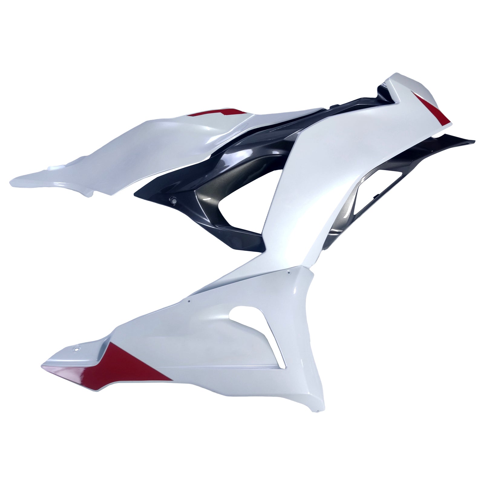 Amotopart 2024-2026 Kawasaki ZX6R Pearl White Fairing Kit