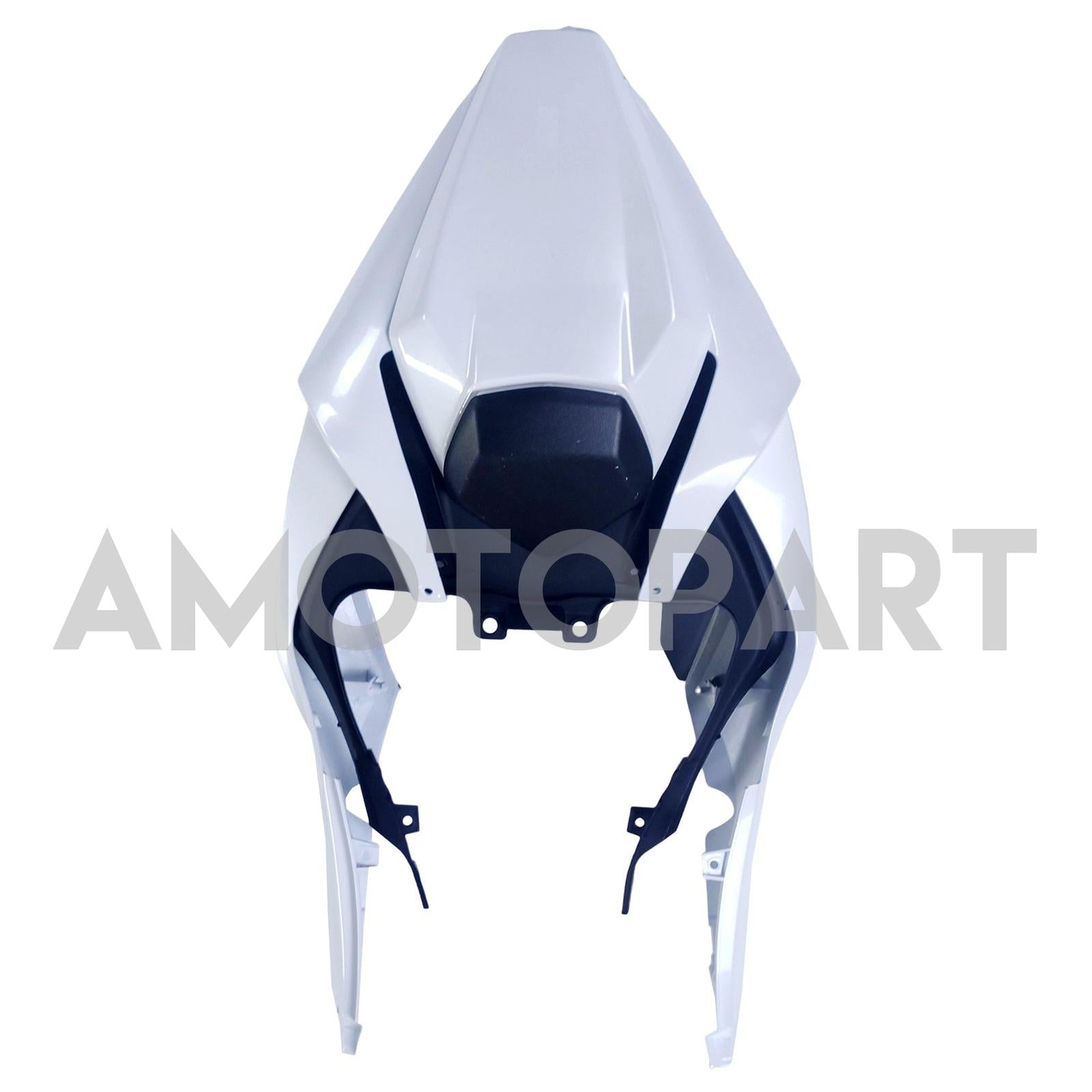 Amotopart 2024-2025 Kawasaki ZX6R Pearl White Fairing Zestaw