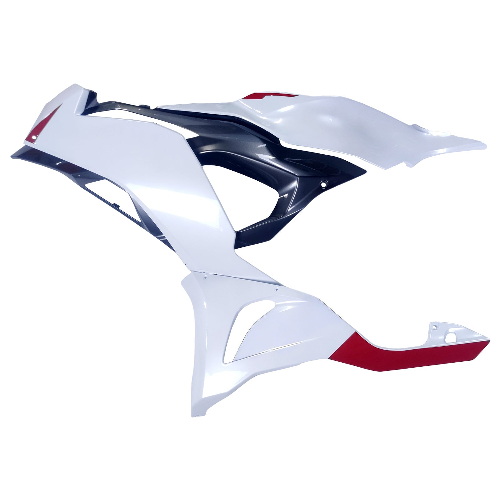 Amotopart 2024-2026 Kawasaki ZX6R Pearl White Fairing Kit