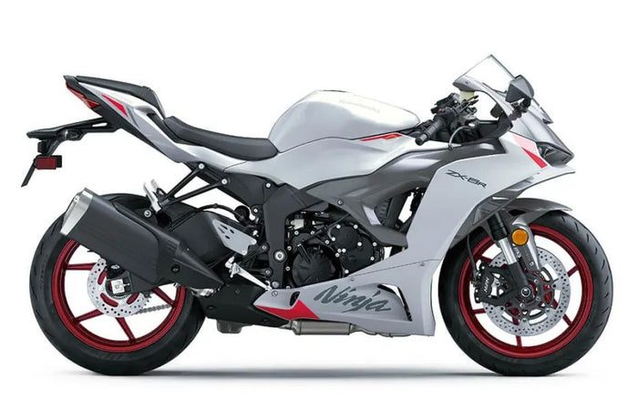 Amotopart 2024-2026 Kawasaki ZX6R Pearl White Fairing Kit