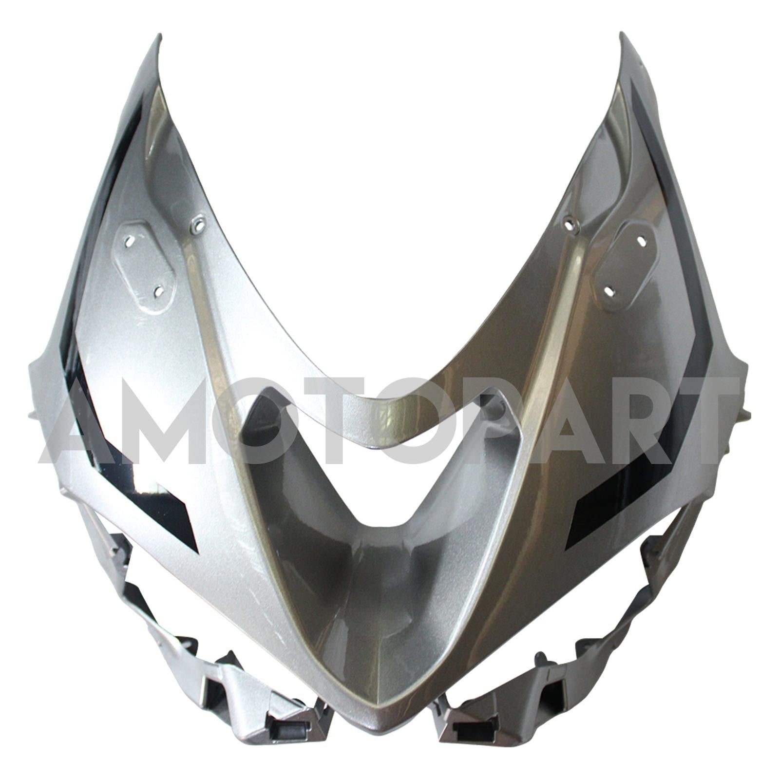 Amotopart 2024-2025 Kawasaki ZX6R Kit de carénage vert gris noir