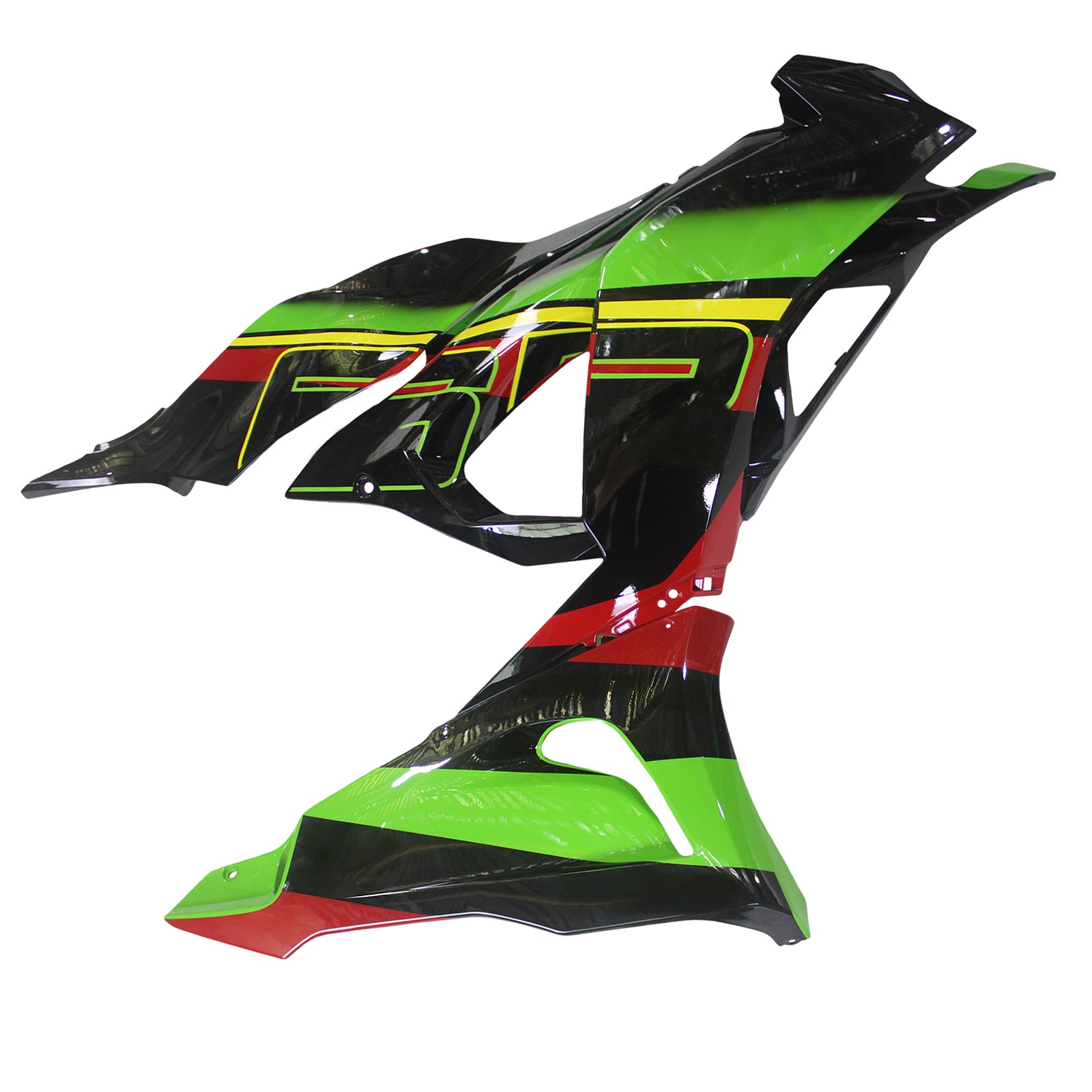 Amotopart 2024-2026 Kawasaki ZX6R Black Green Red Fairing Kit