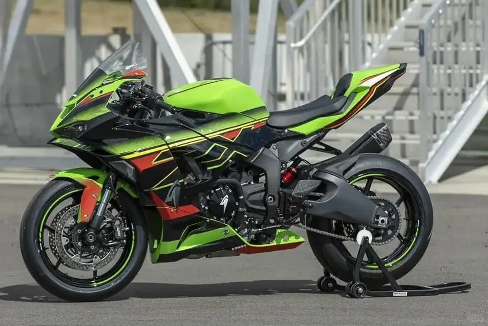 Forest Fire&Green➕Red&Green➕Rainbowセット Amotopart 2024-2026 Kawasaki ZX6R Black Green Red Fairing Kit