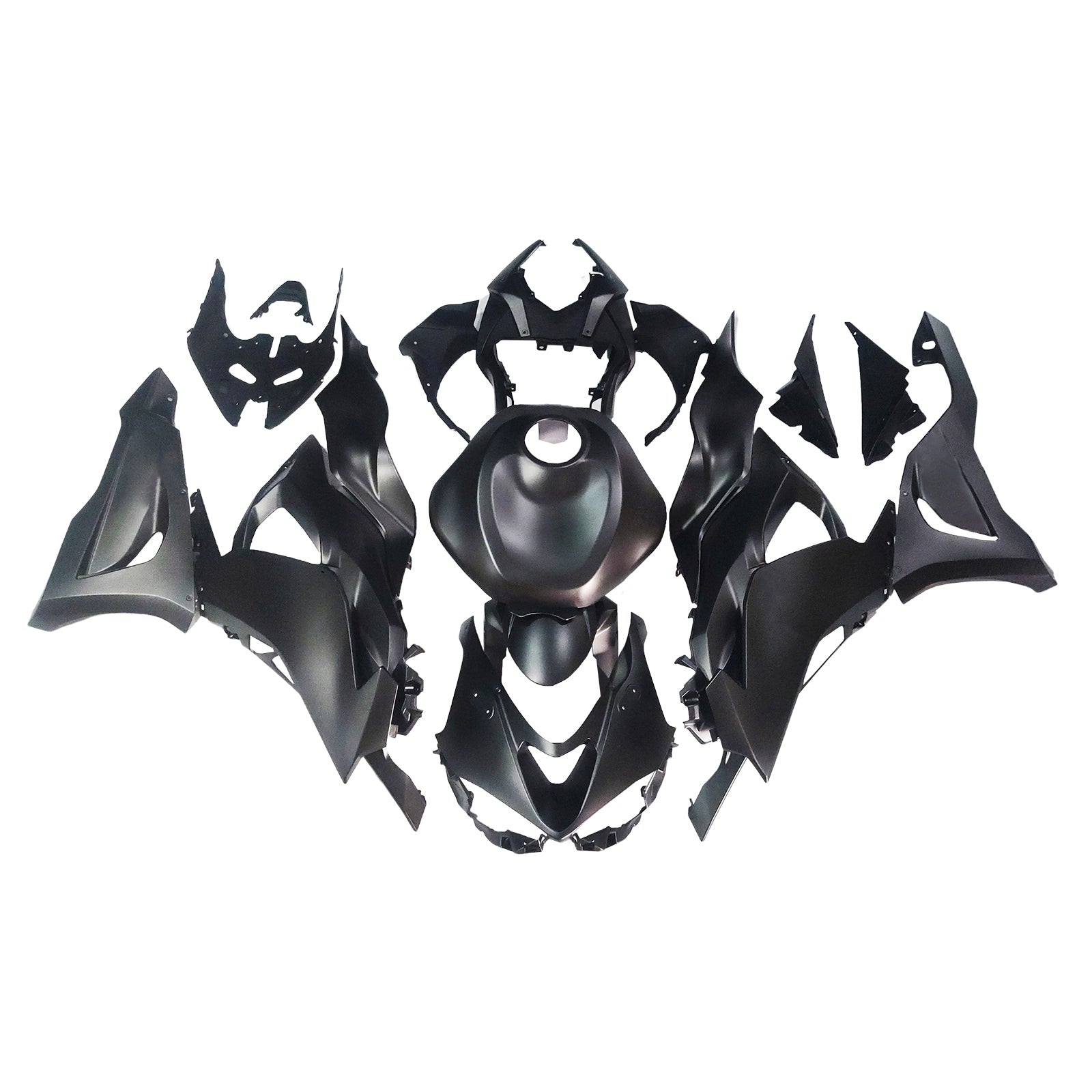 Amotopart 2024-2026 Kawasaki ZX6R Matte Black Fairing Kit