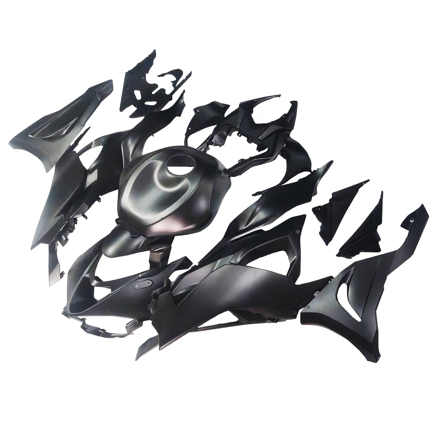 Amotopart 2024-2026 Kawasaki ZX6R Matte Black Fairing Kit