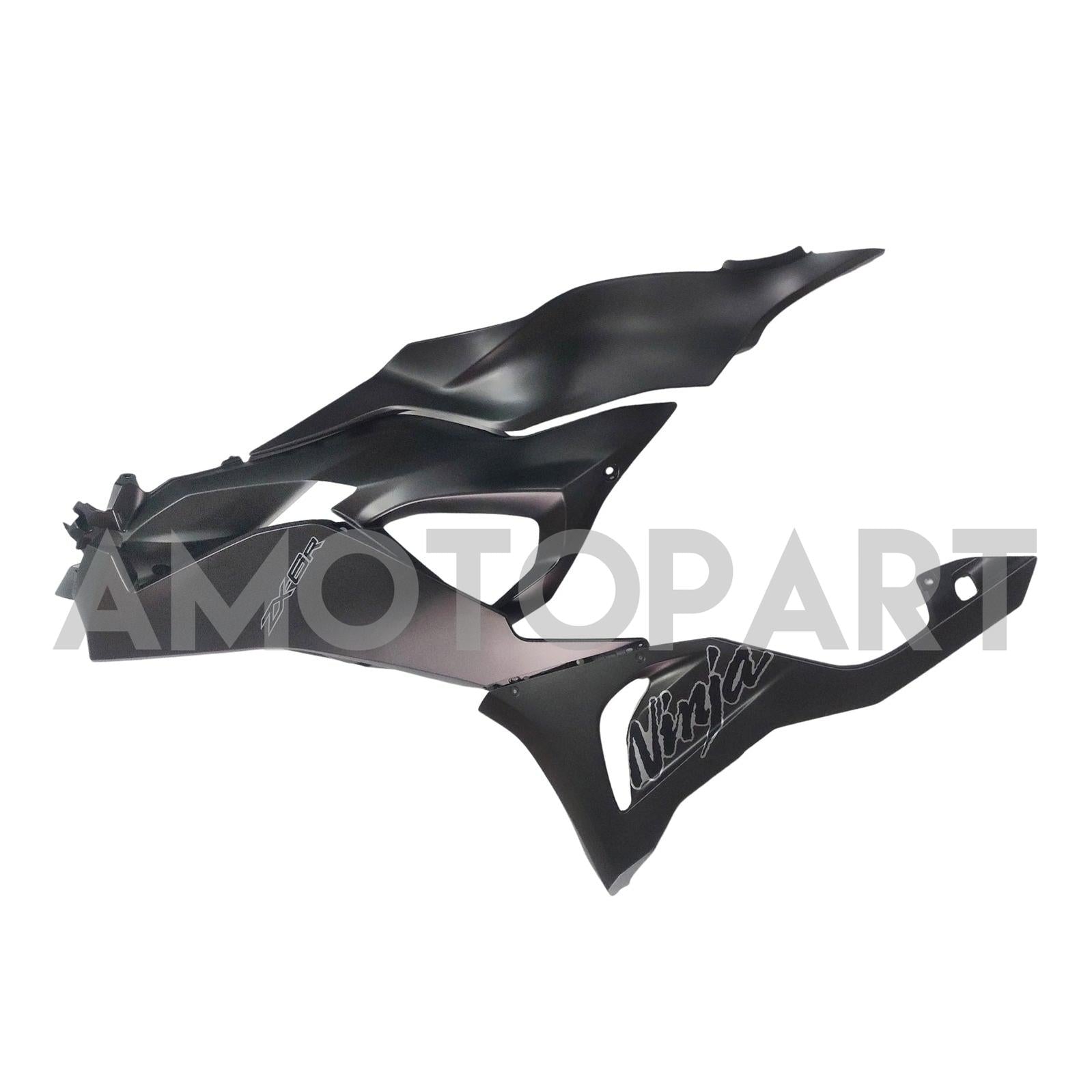 Amotopart 2024 Kawasaki ZX6R Kit de carenado negro mate