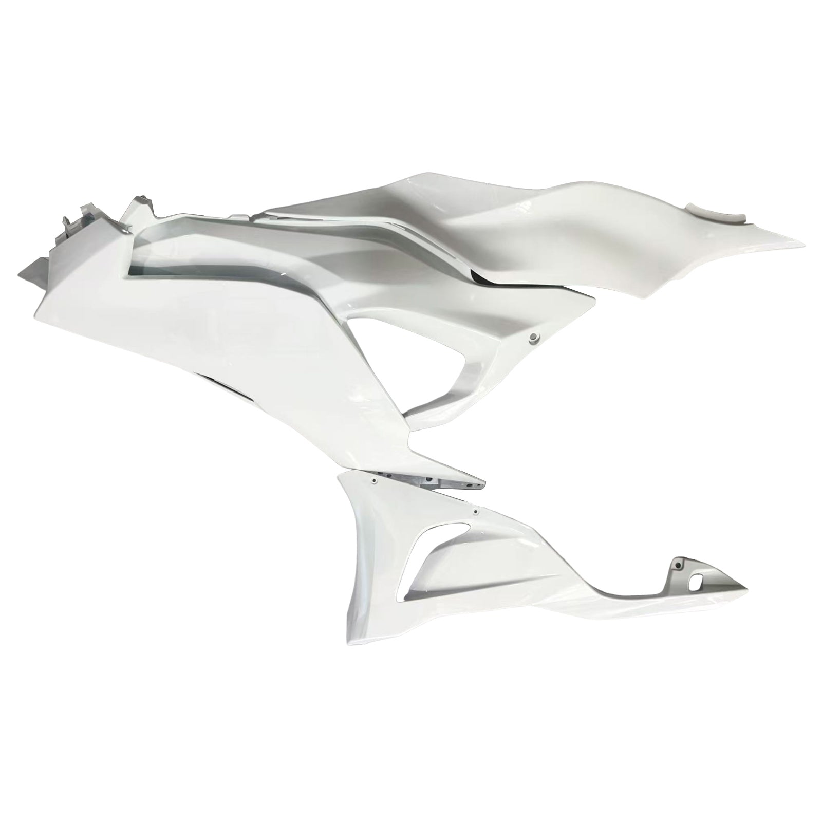 Amotopart 2024-2025 Kawasaki ZX-6R White  Fairing Kit