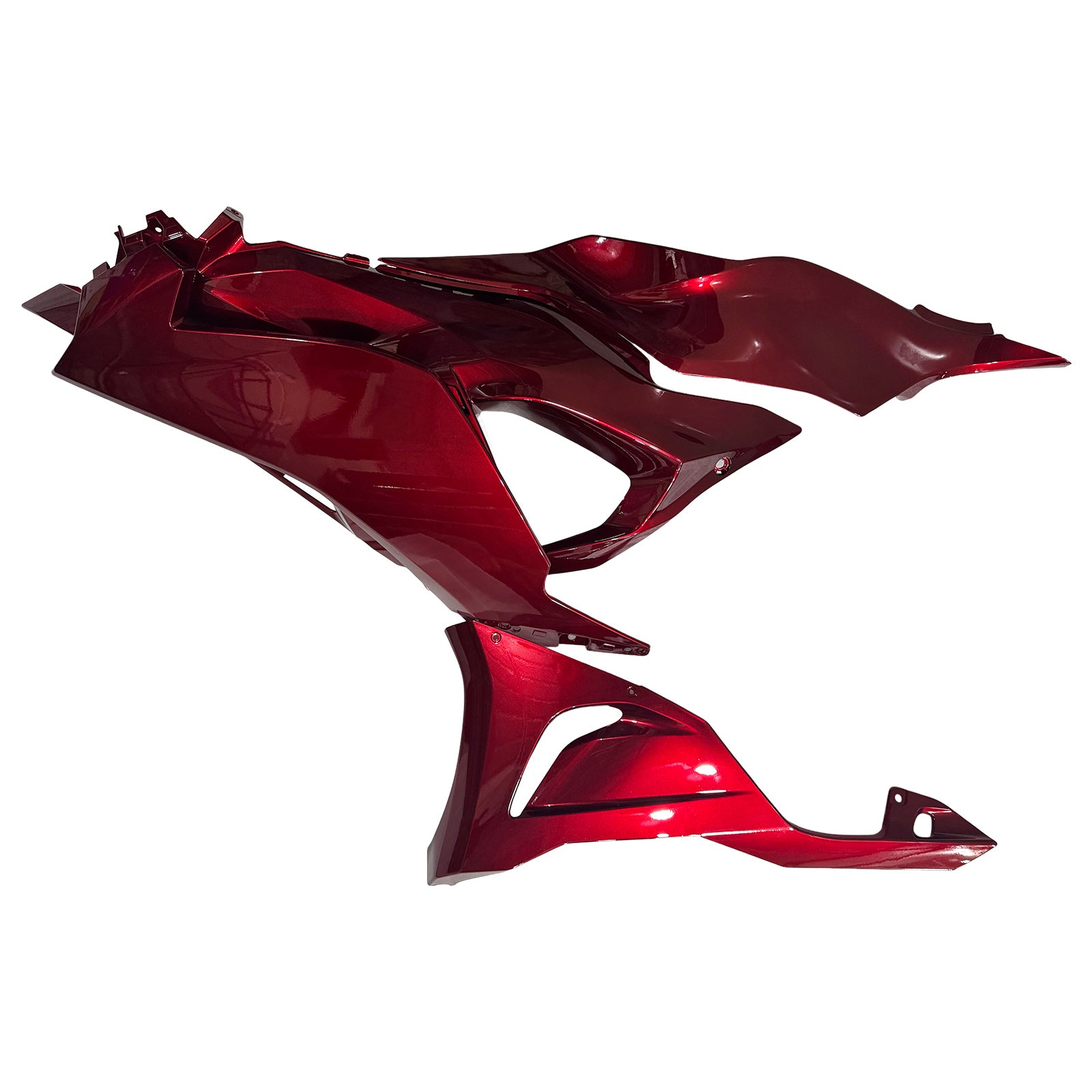 Amotopart 2024-2026 Kawasaki ZX-6R Dark Red Fairing Kit