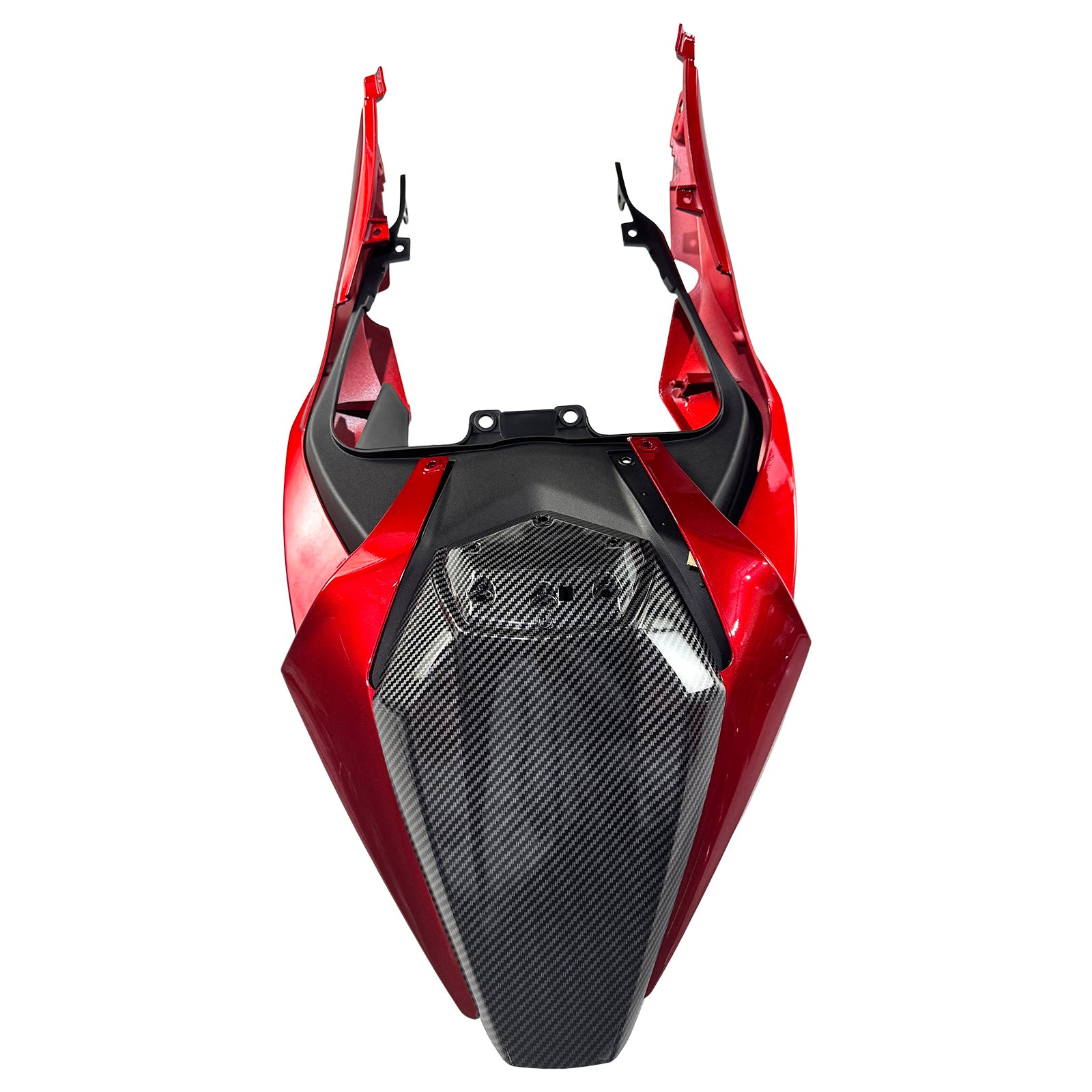 Amotopart 2024-2026 Kawasaki ZX-6R Red Carbon Fiber Pattern Fairing Ki