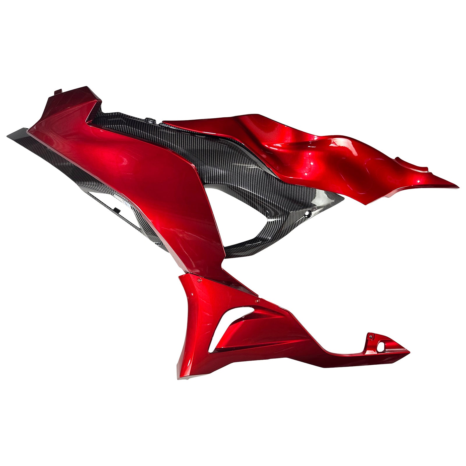 redcarpページ Amotopart 2024-2026 Kawasaki ZX-6R Red Carbon Fiber Pattern Fairing Ki
