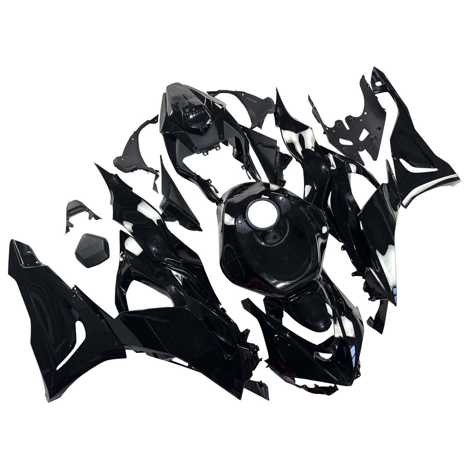 Amotopart 2024-2025 Kawasaki ZX-6R Black Fairing Kit