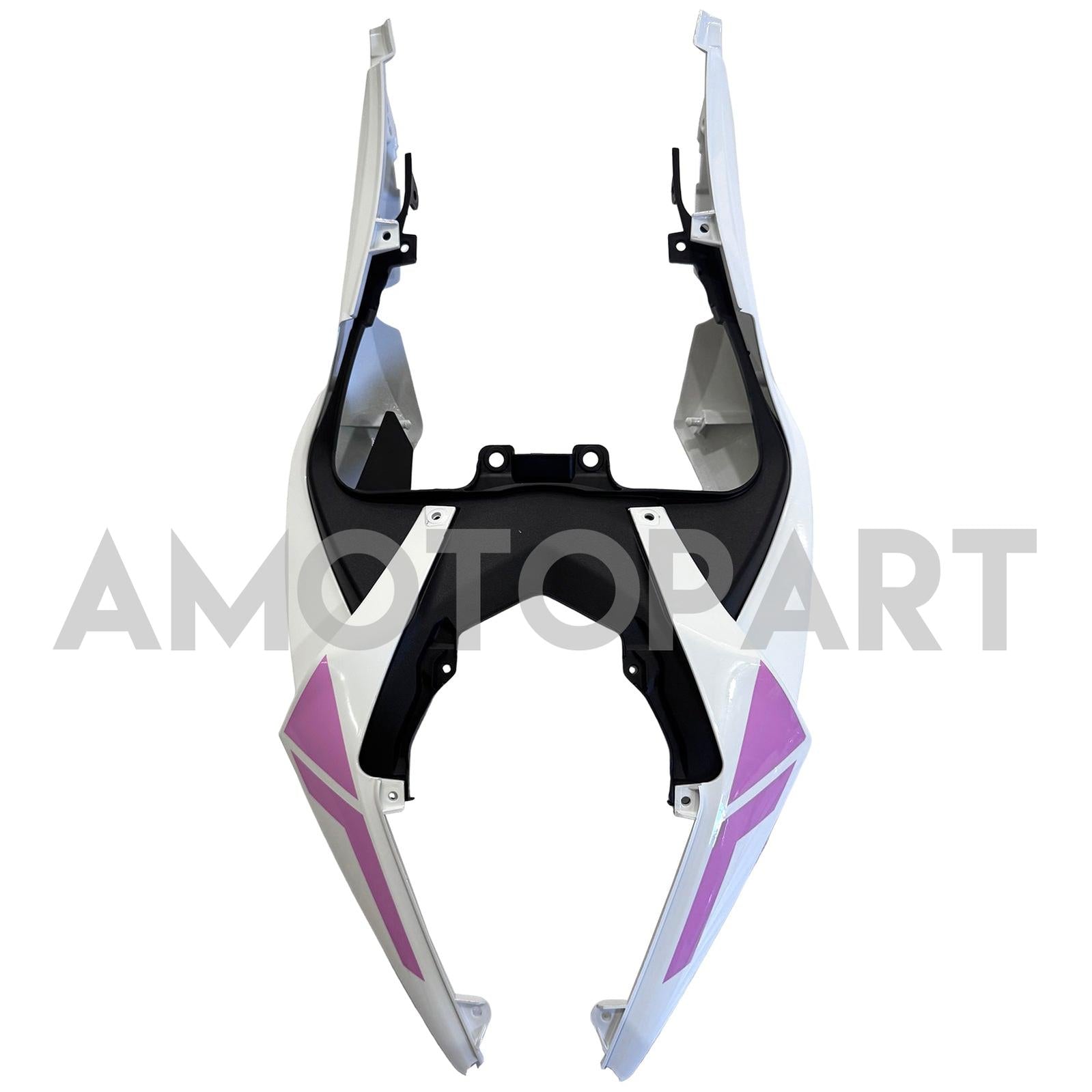 Amotopart 2024-2026 Kawasaki ZX-6R White Pink Fairing Kit