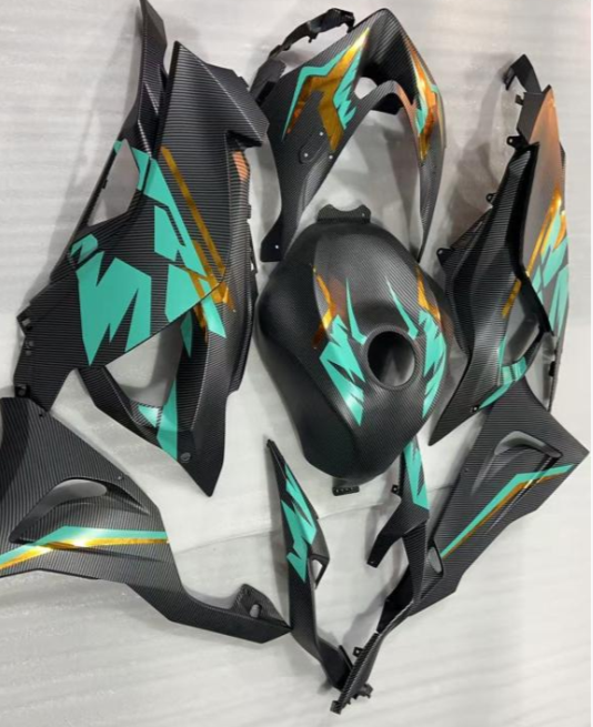 Amotopart 2024-2026 Kawasaki ZX-6R カーボンファイバーパターン Amotopart 2024-2026 Kawasaki ZX-6R カーボンファイバーパターン